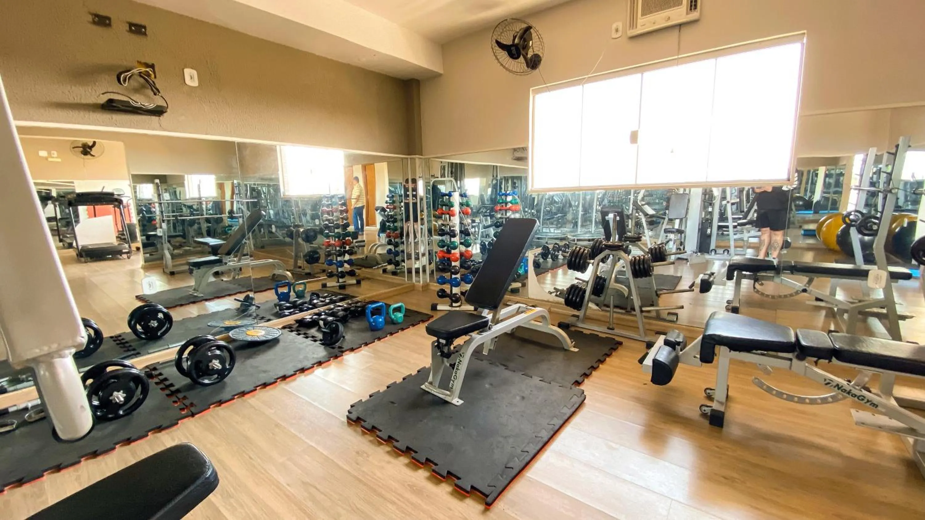 Fitness centre/facilities in Hotel Capital da Fe