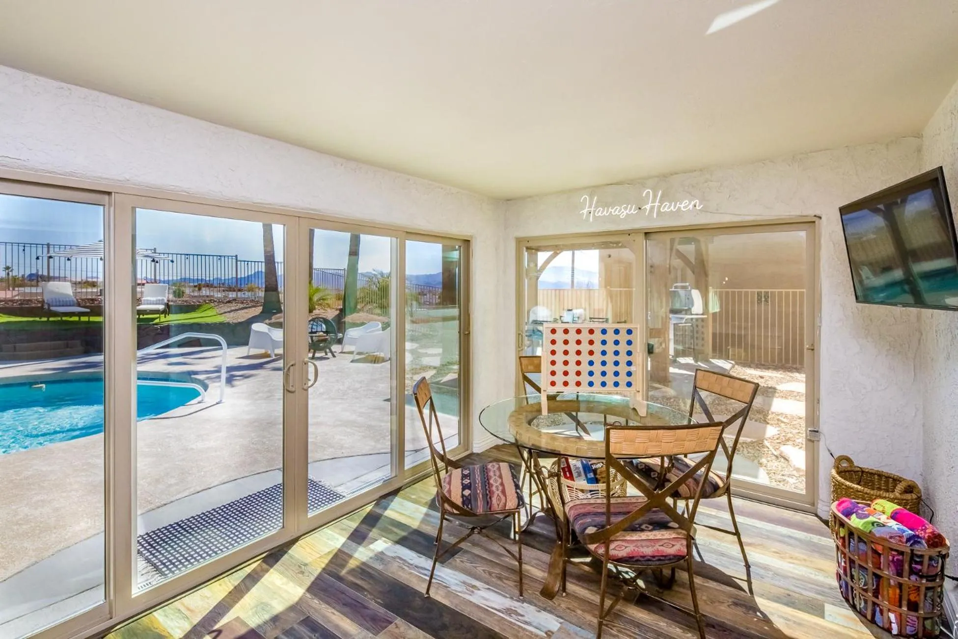 Trendy Desert Getaway Pool, Spa, Game Room