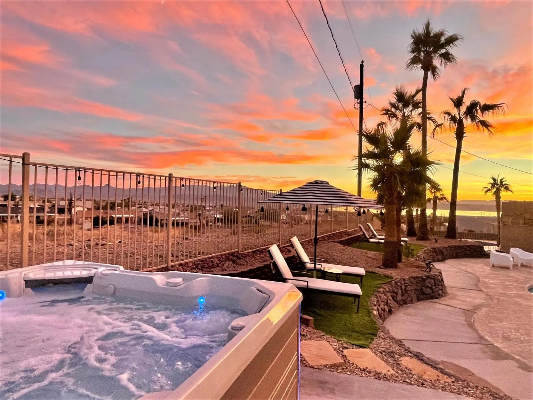 Trendy Desert Getaway Pool, Spa, Game Room