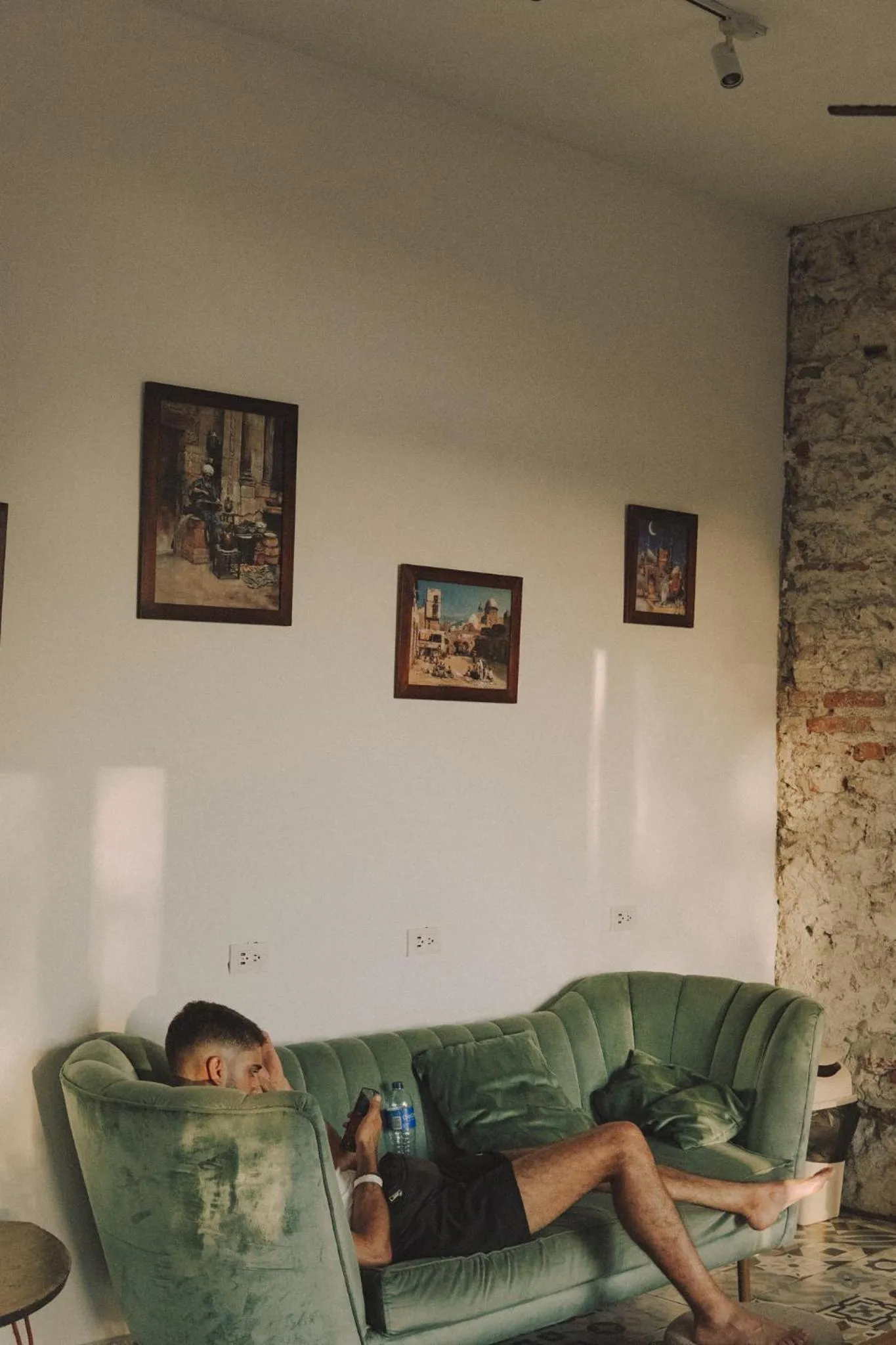 Living room in Casa Zahri Boutique Hostel