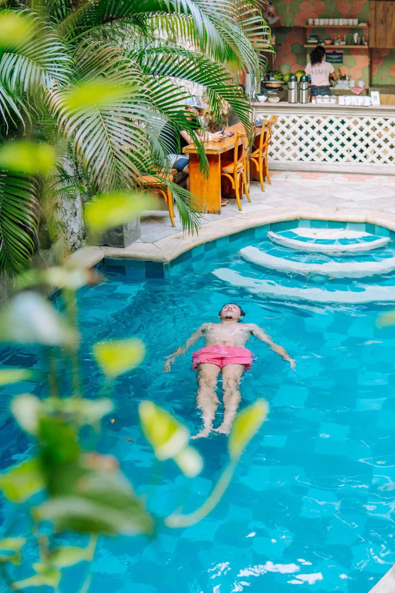 Swimming pool in Casa Zahri Boutique Hostel