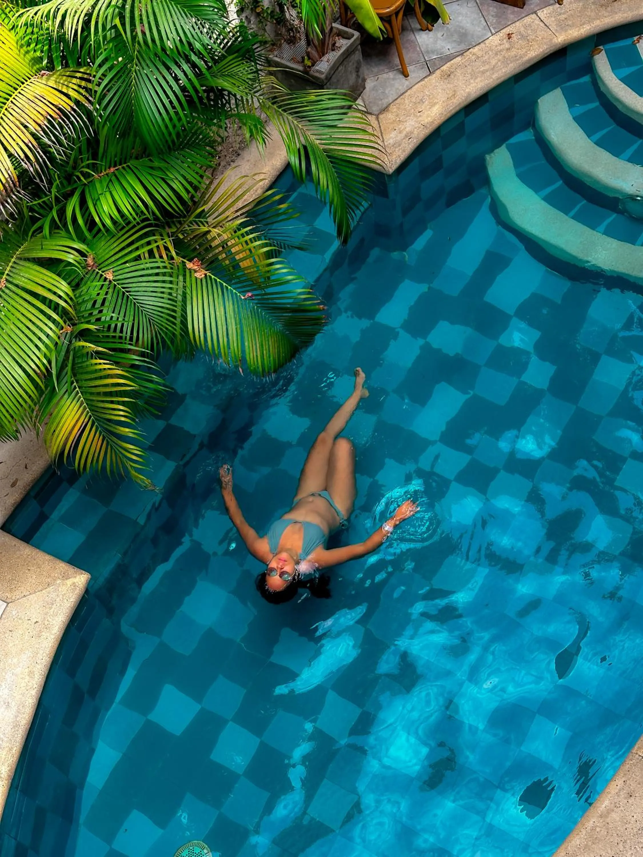 Swimming pool in Casa Zahri Boutique Hostel