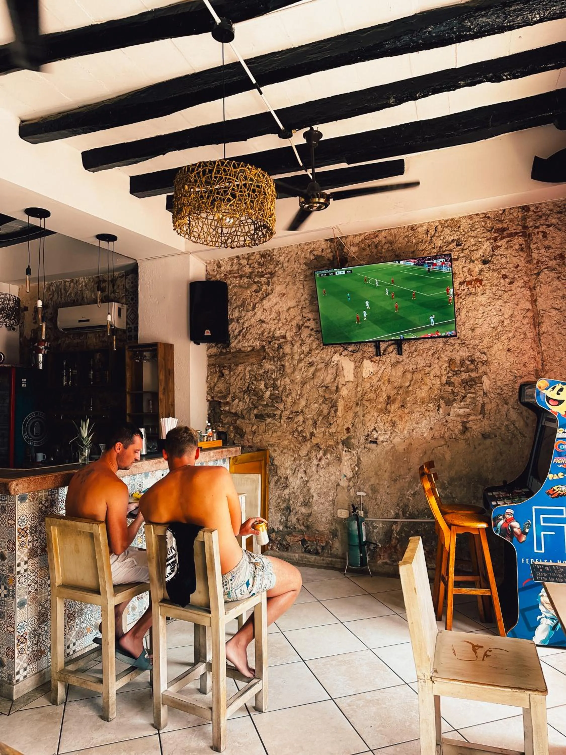 Lounge or bar in Casa Zahri Boutique Hostel