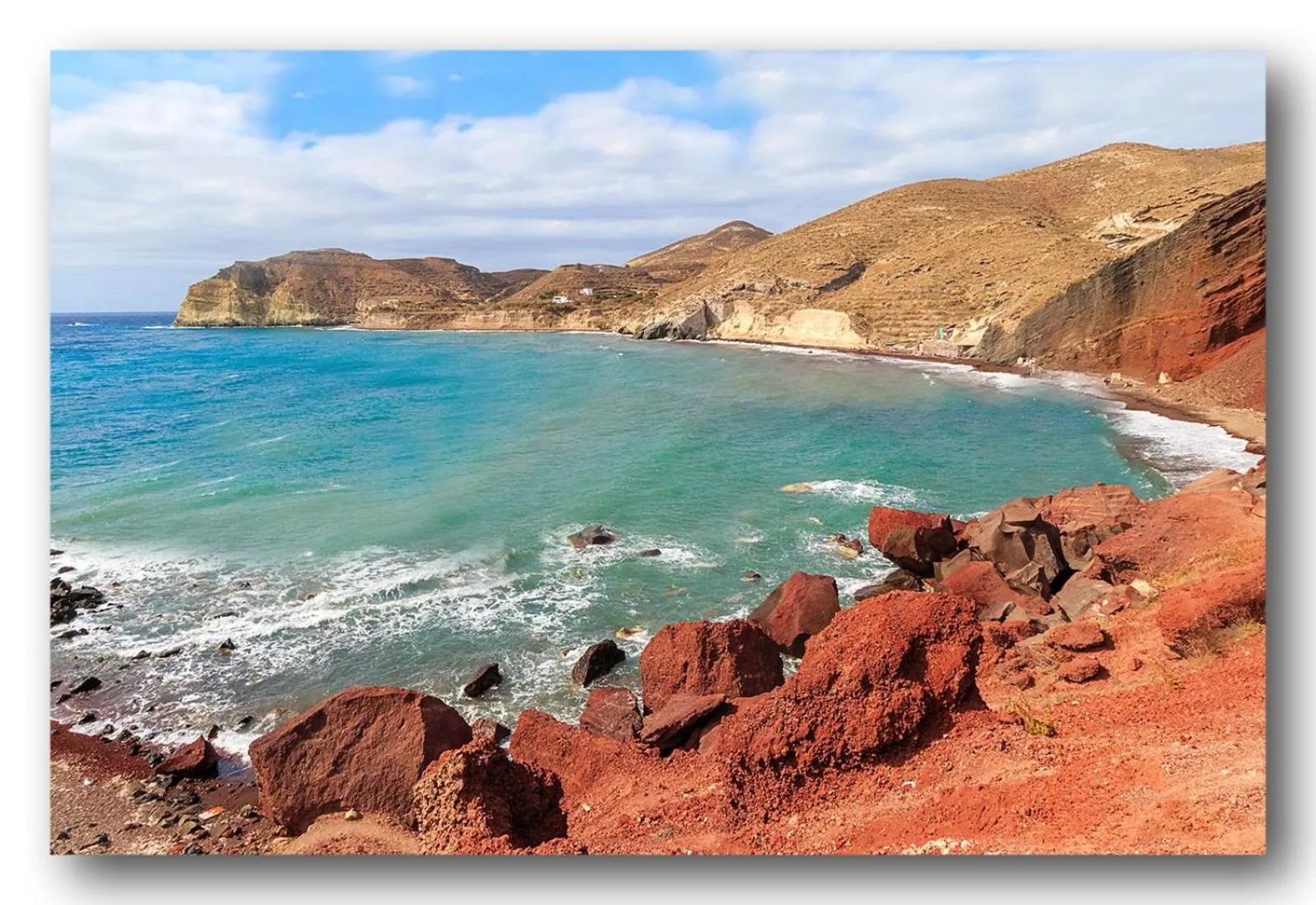 Beach in Golden Stone Santorini Suites