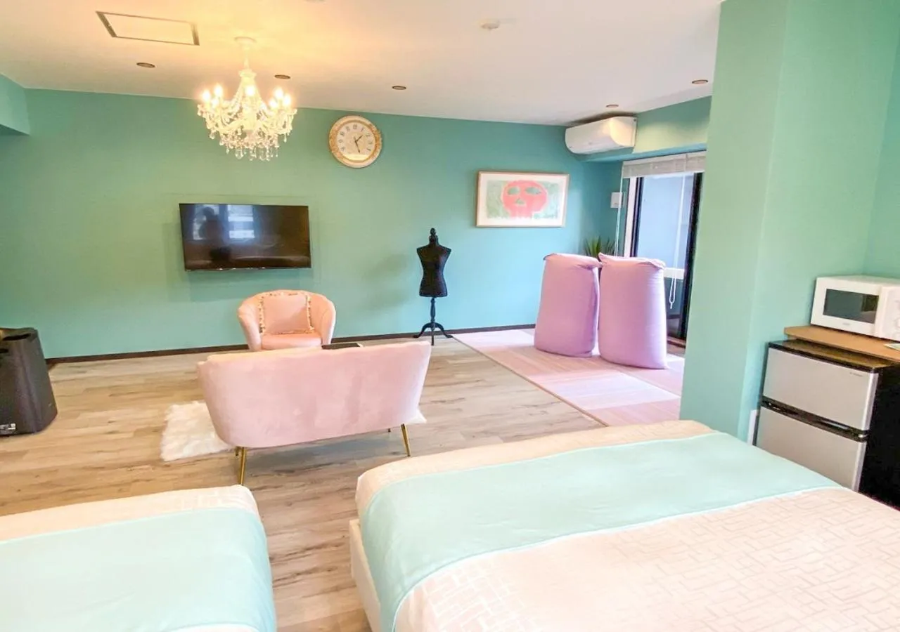 Bed in LiVEMAX RESORT Atami OCEAN