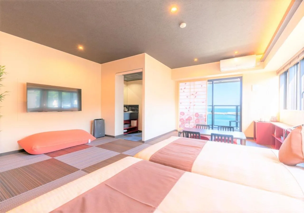 Bed in LiVEMAX RESORT Atami OCEAN