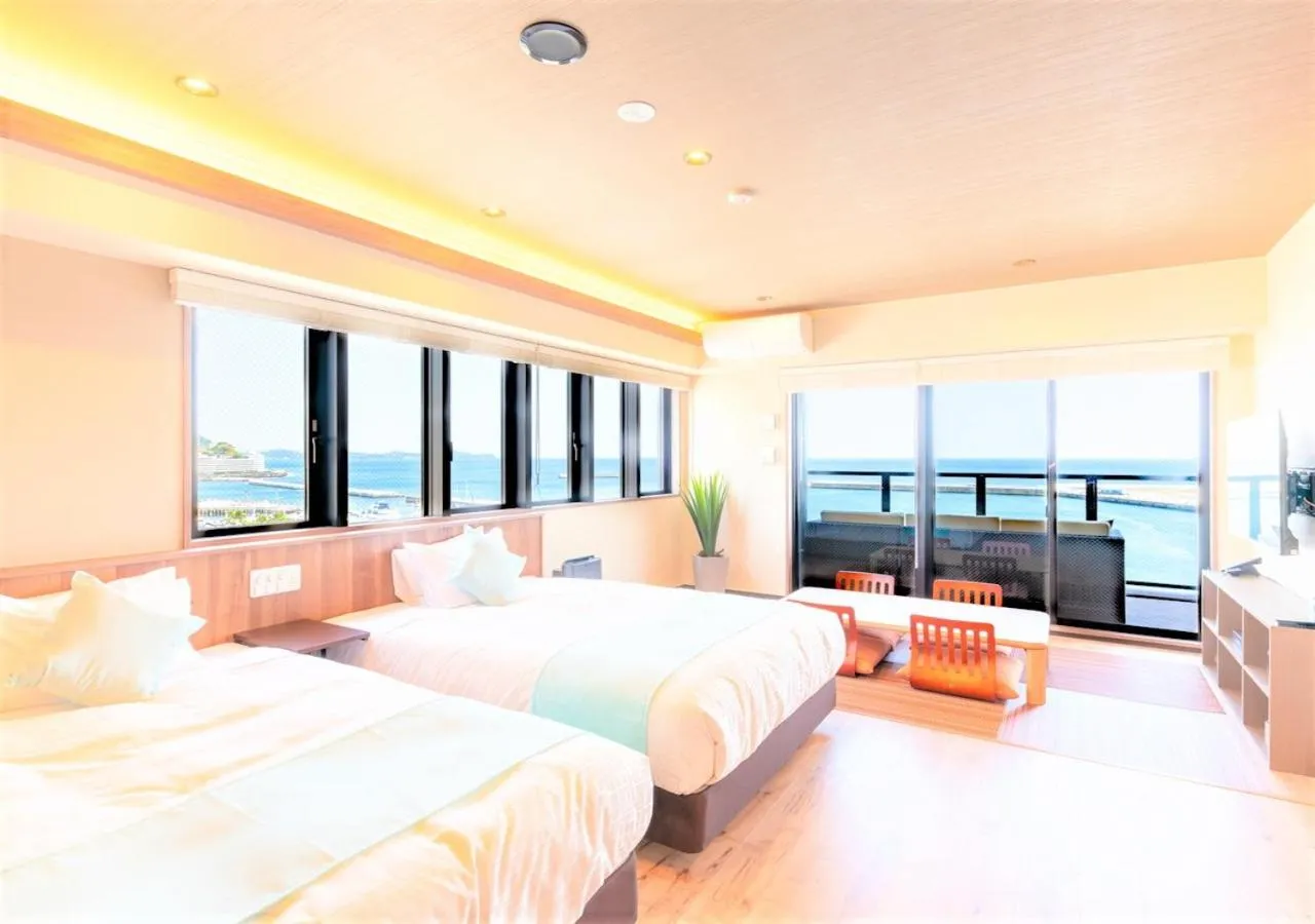Bed in LiVEMAX RESORT Atami OCEAN