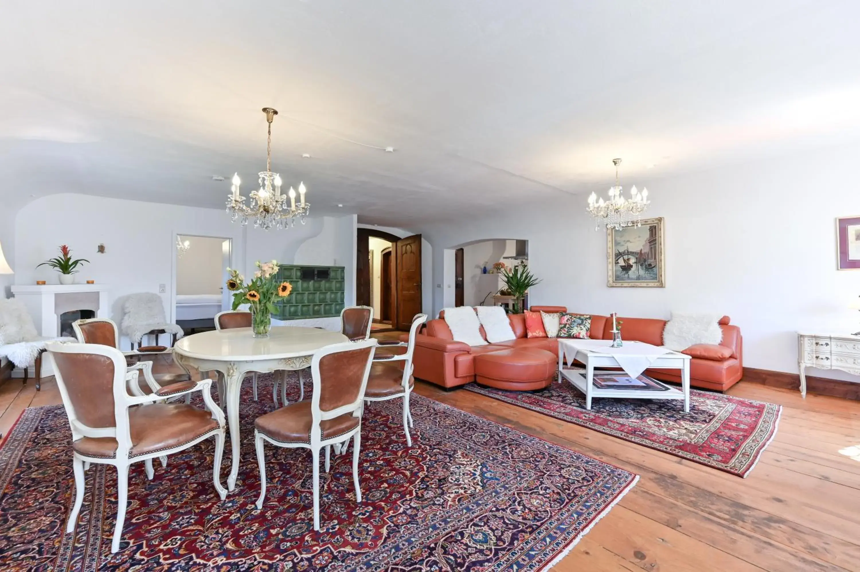 Living room, Seating Area in Schloss zu Hopferau