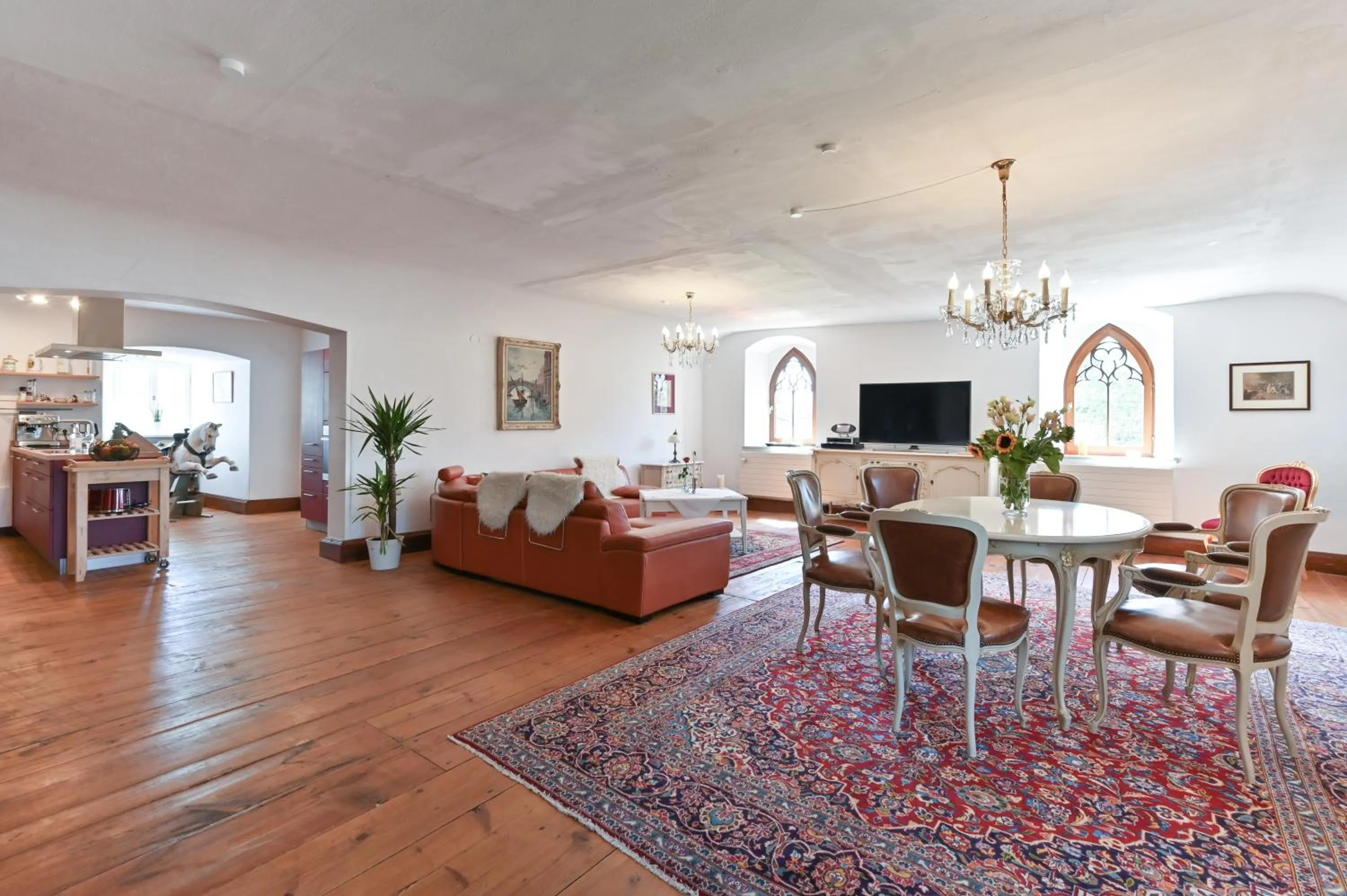 Living room in Schloss zu Hopferau