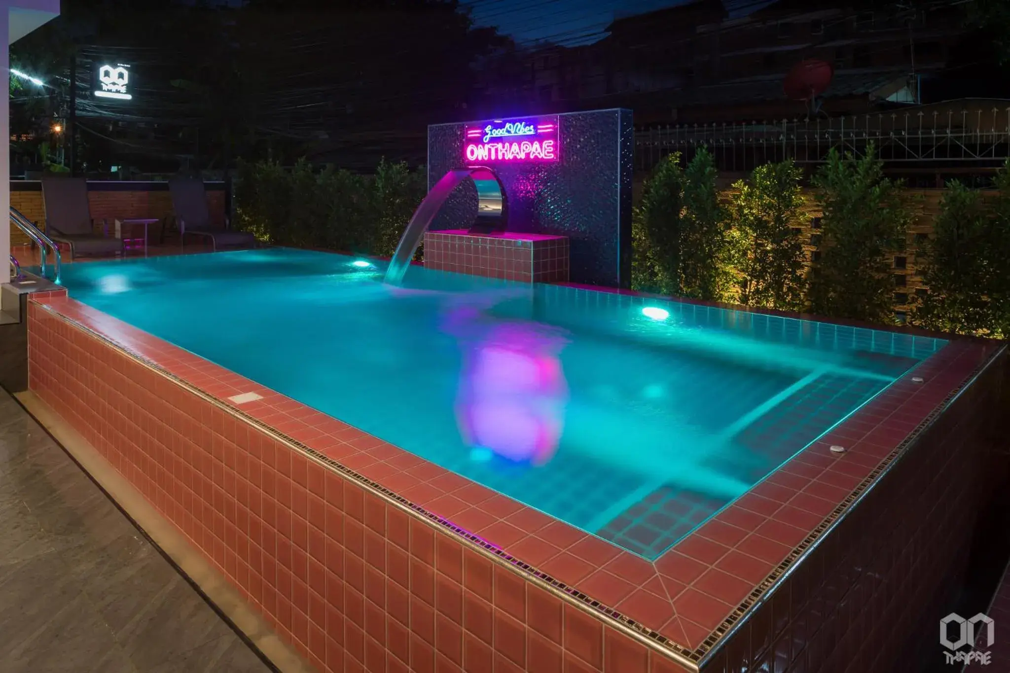 Swimming pool in ON Thapae Gate Chiangmai Swimming pool in ON Thapae Gate Chiangmai