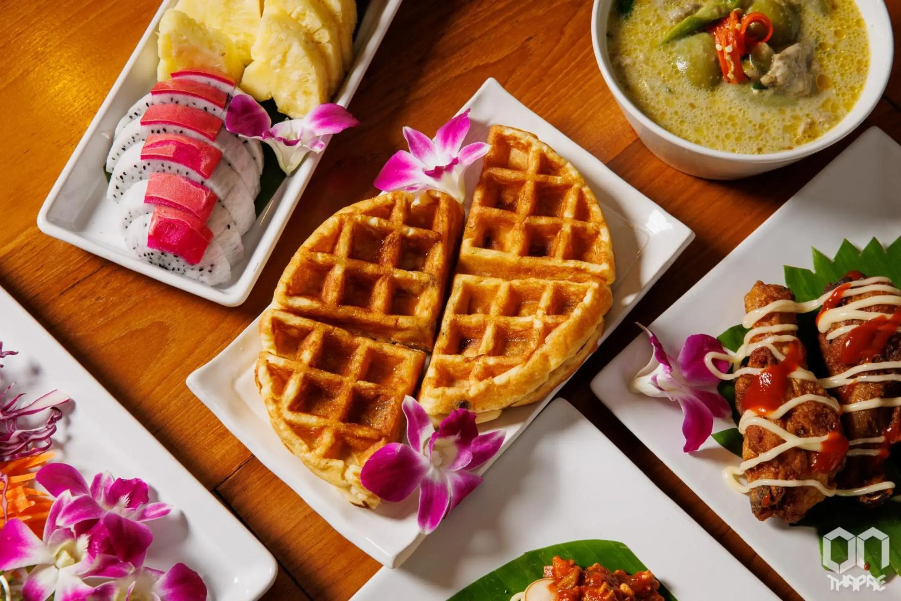 Breakfast in ON Thapae Gate Chiangmai Breakfast in ON Thapae Gate Chiangmai