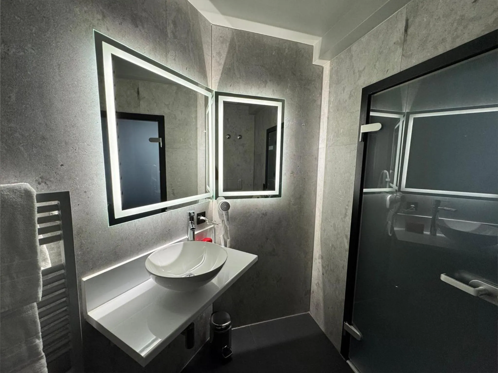 Shower in DORMERO Hotel Schwäbisch Hall