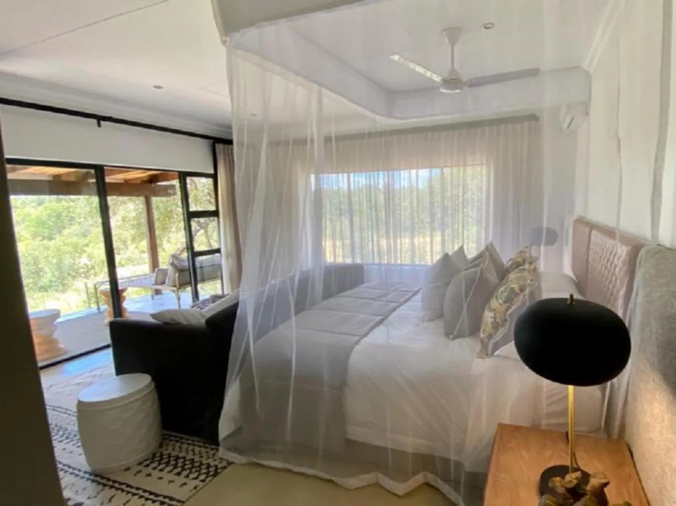 Bed in Simbavati Homestead