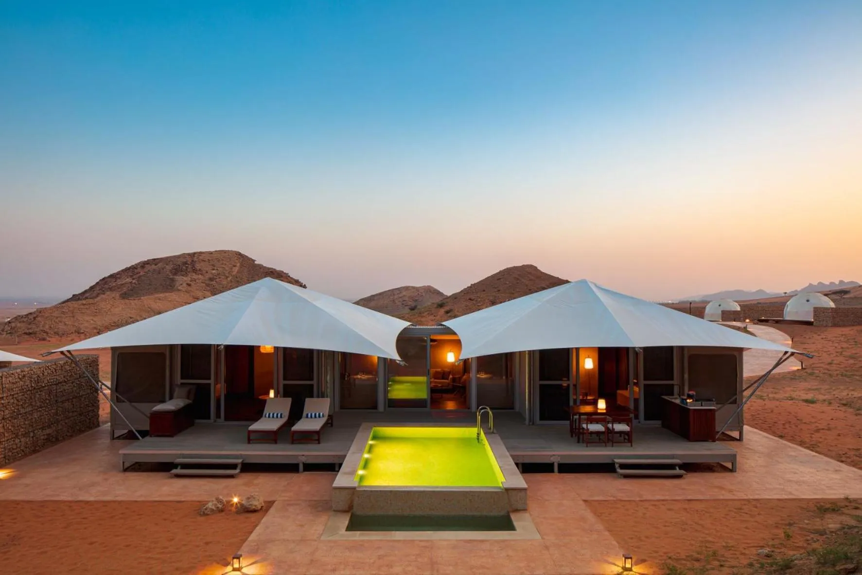 Pool view in Moon Retreat by Sharjah Collection