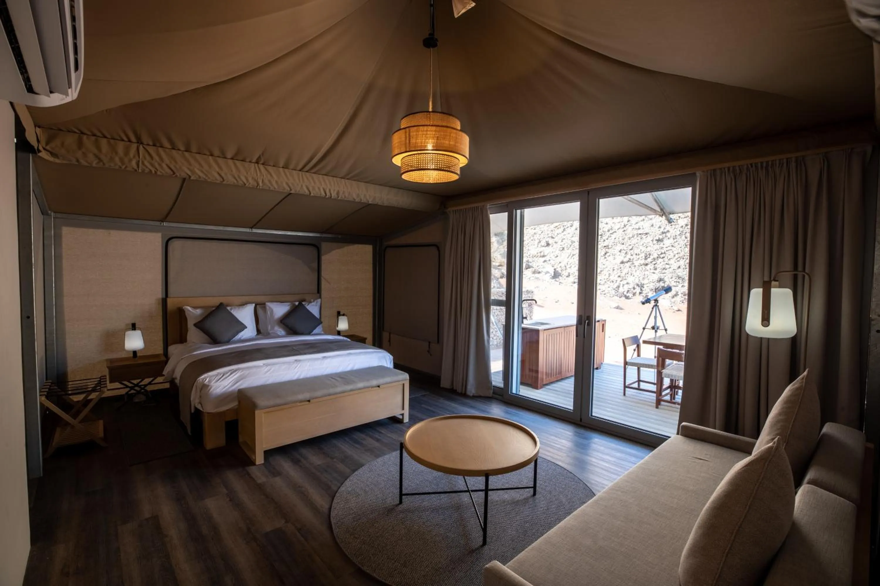 Photo of the whole room, Bed in Moon Retreat by Sharjah Collection