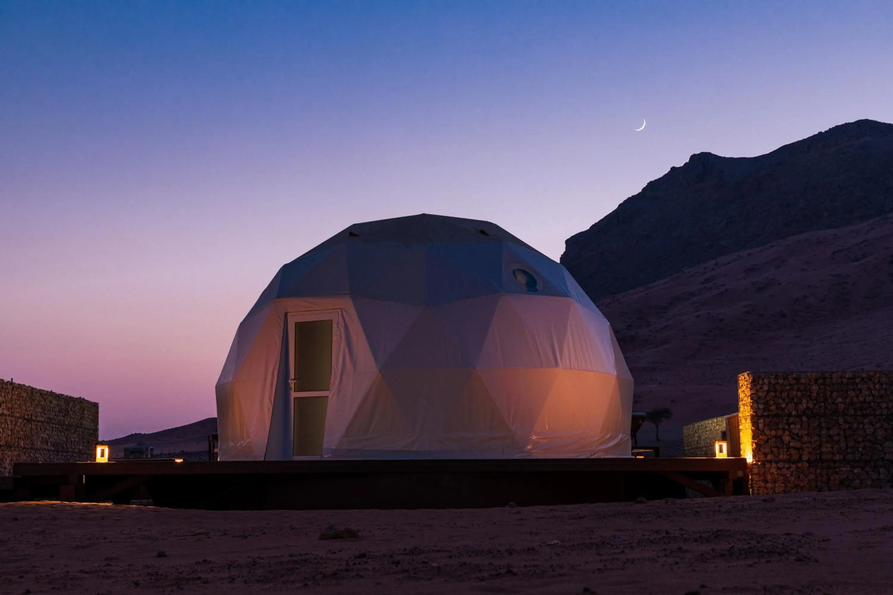 Sunset in Moon Retreat by Sharjah Collection