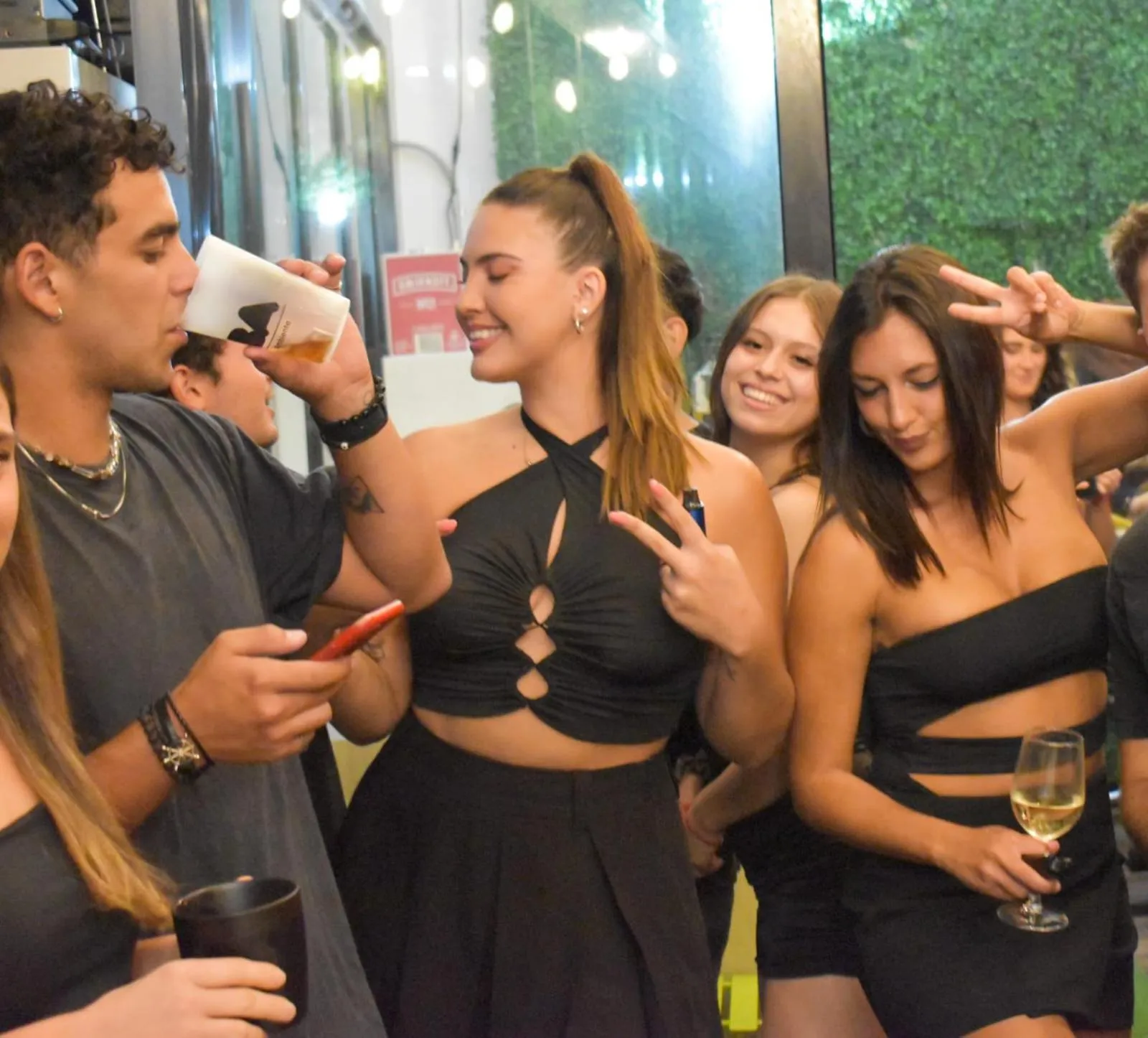 Evening entertainment in Tequila Sunrise Hostel Surfers Paradise