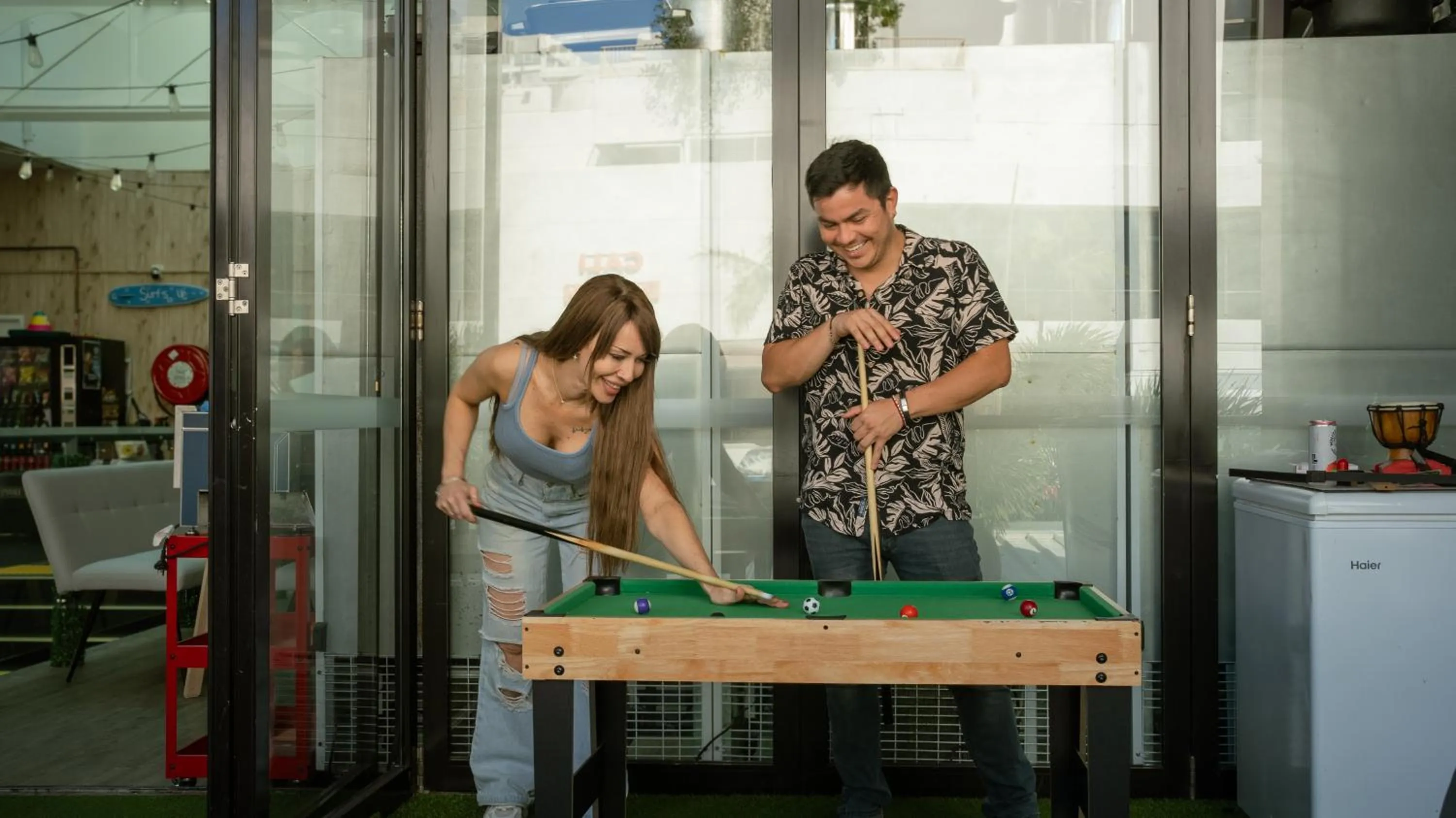 Game Room in Tequila Sunrise Hostel Surfers Paradise