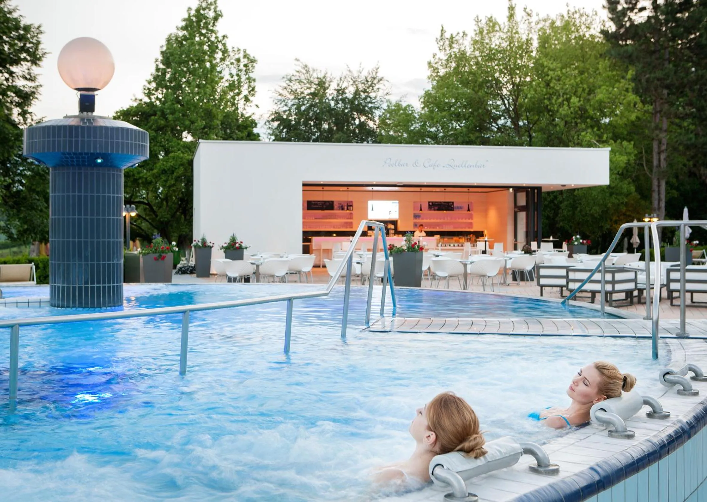 Hot Tub in Heilthermen Resort Bad Waltersdorf