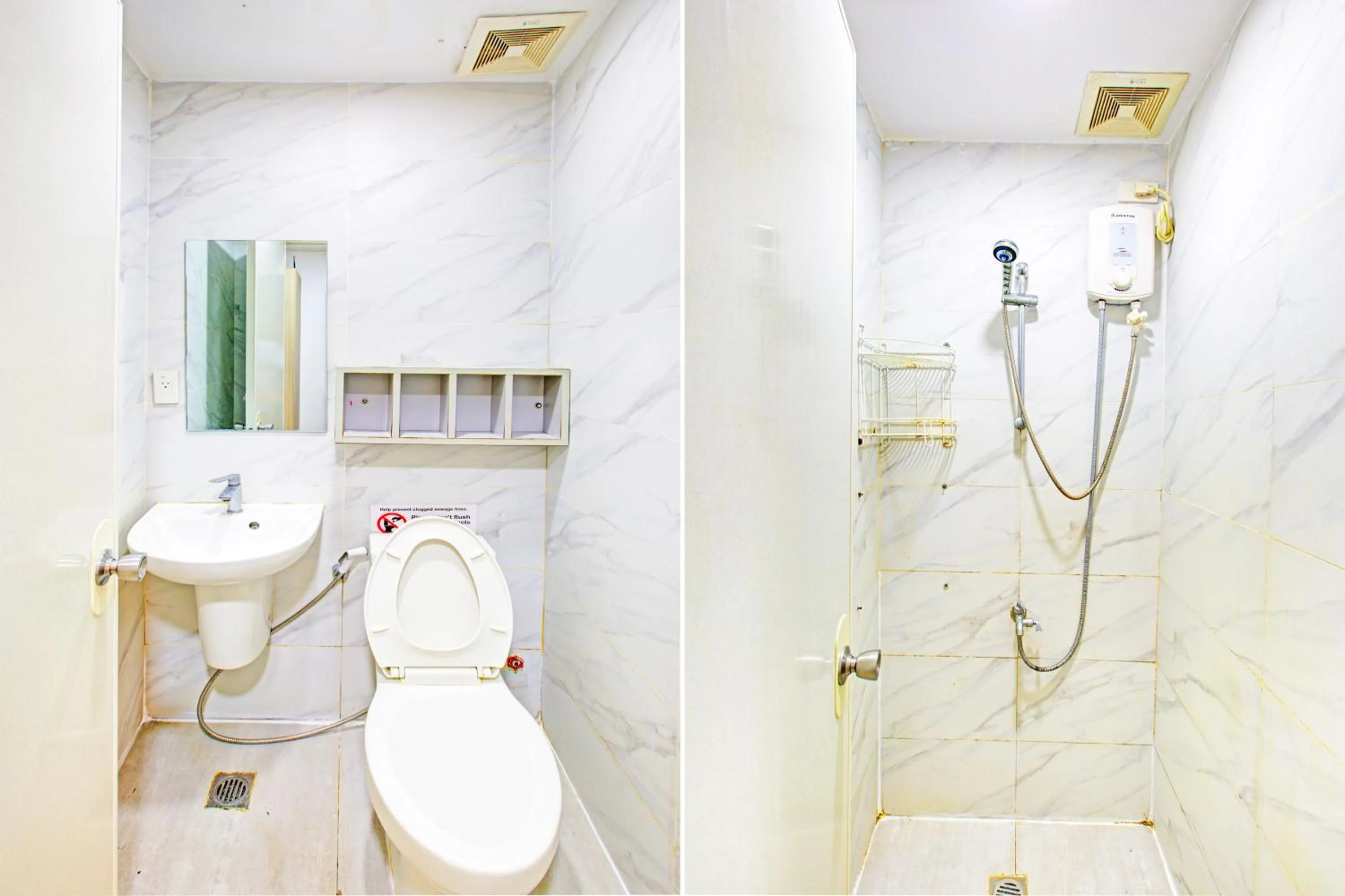Toilet in Collection O Metro Manila near University Belt formerly 1318 Residences