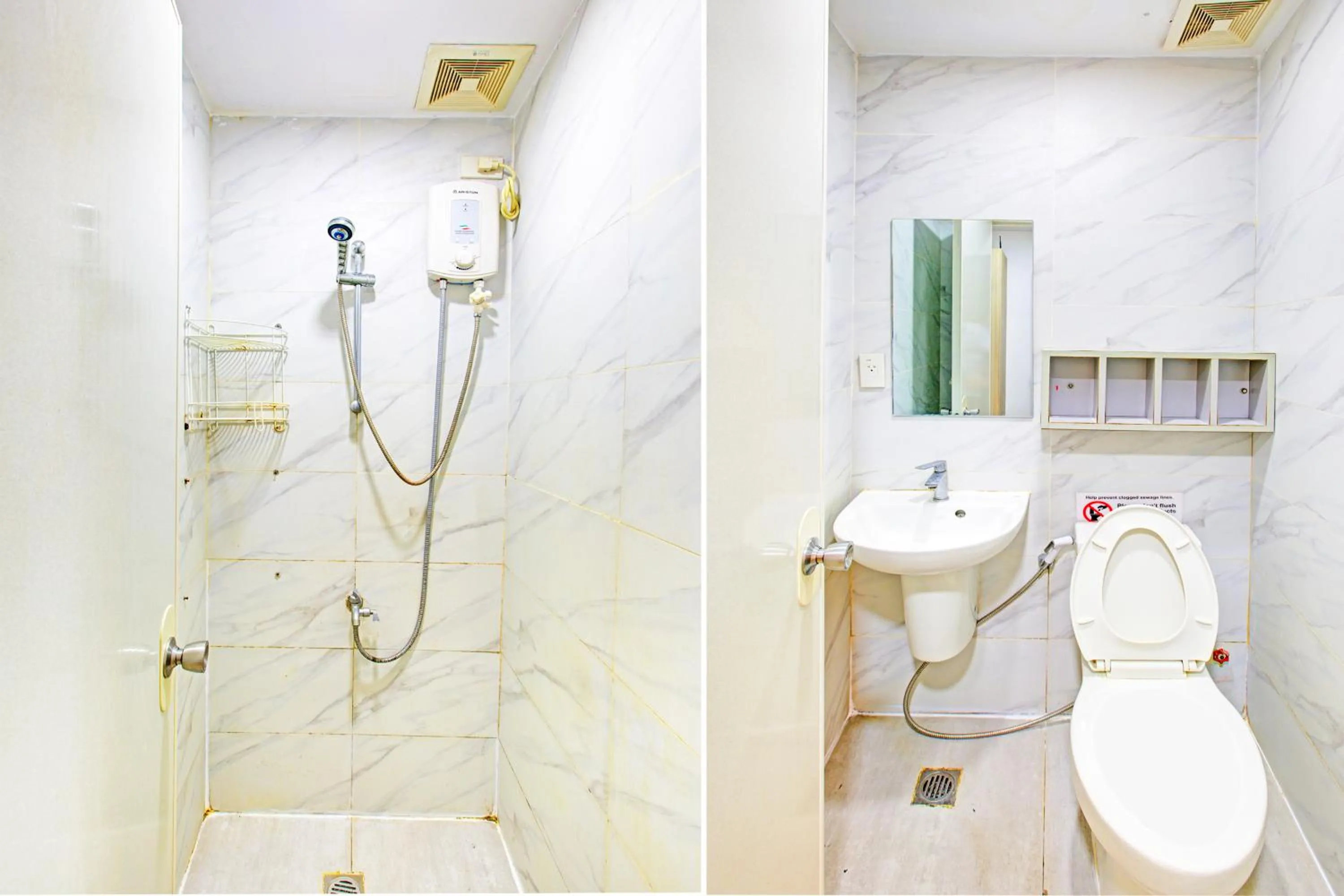 Toilet in Collection O Metro Manila near University Belt formerly 1318 Residences