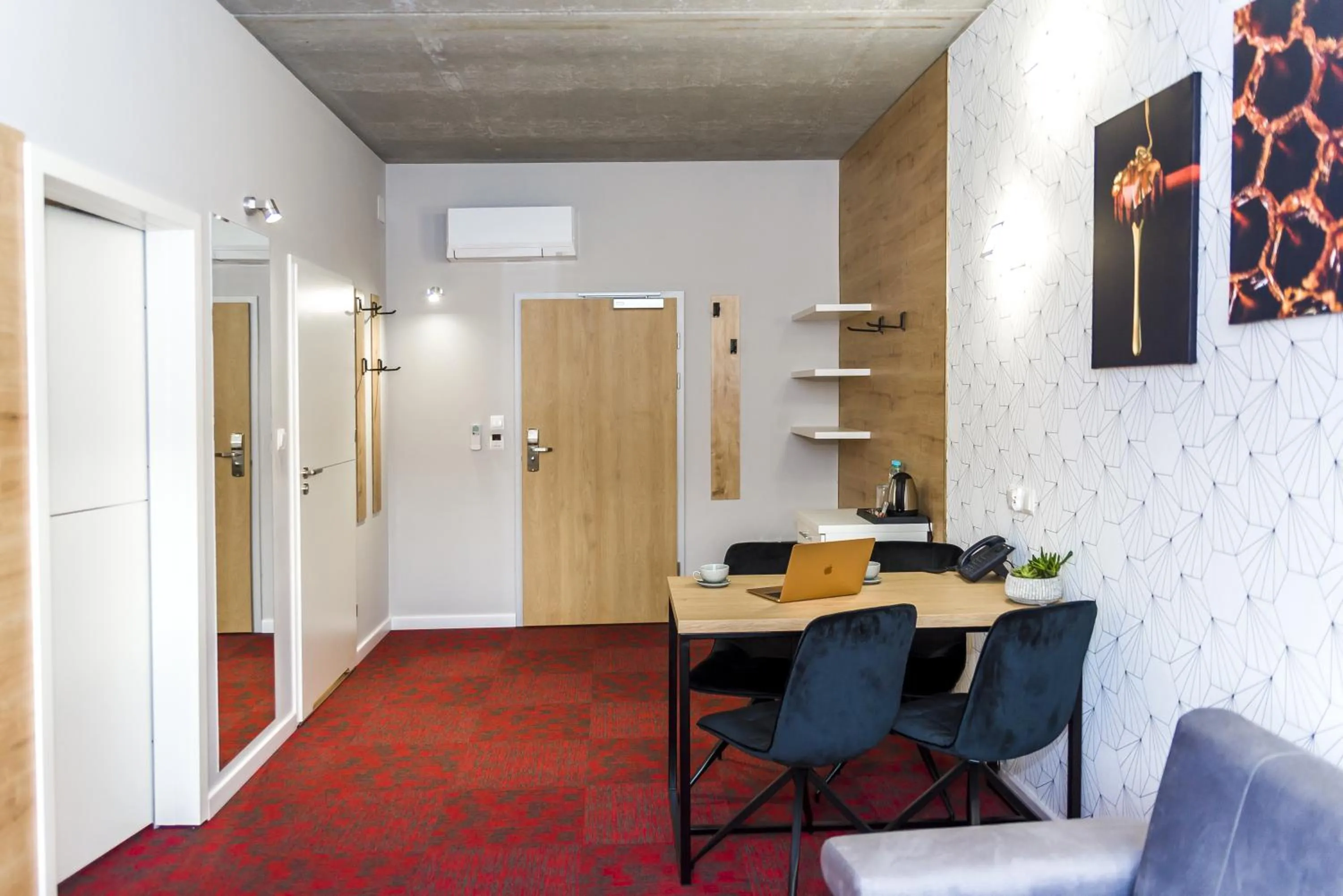 Living room in Hotel 107