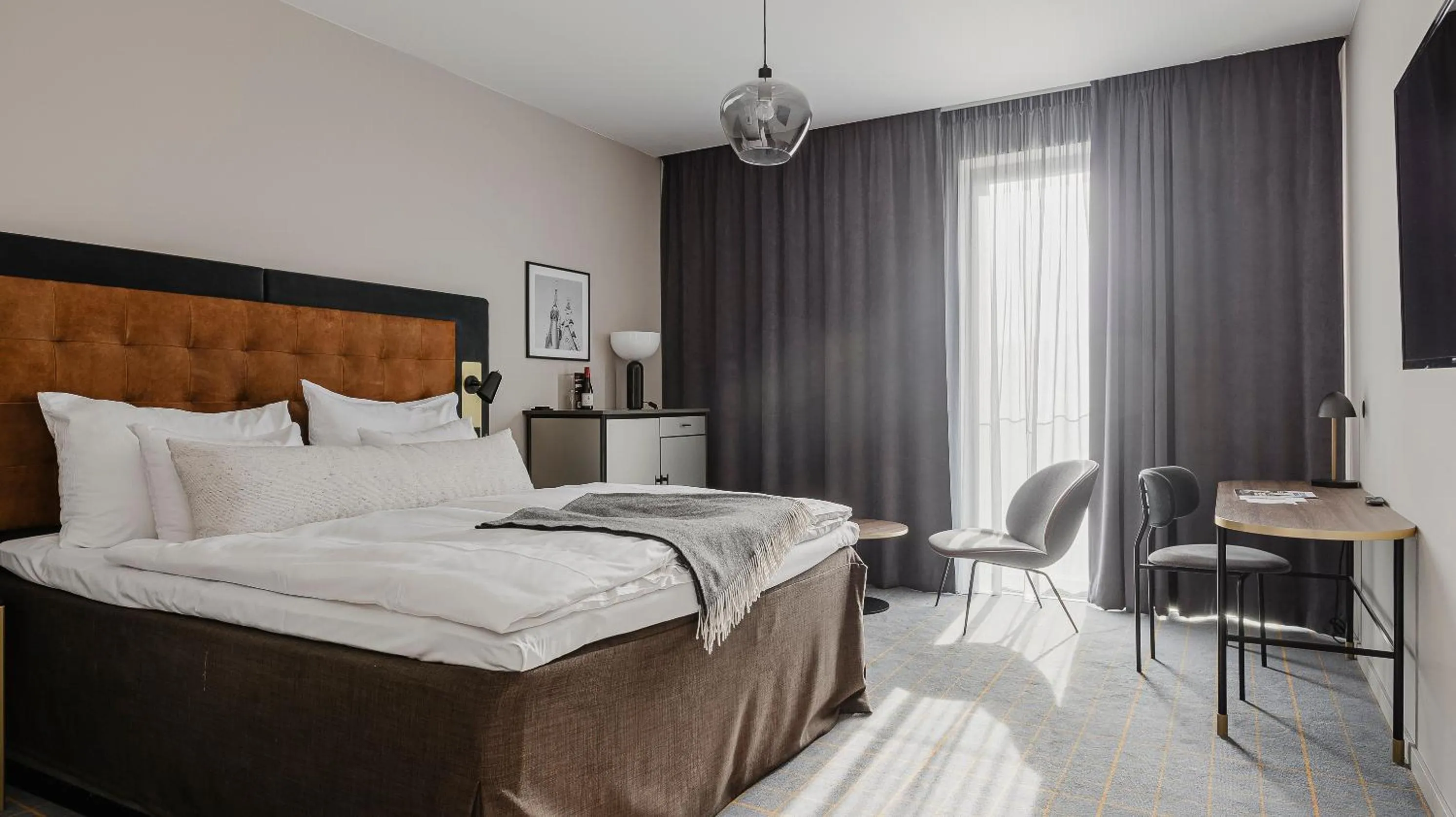 TV and multimedia, Bed in Clarion Hotel Sundsvall