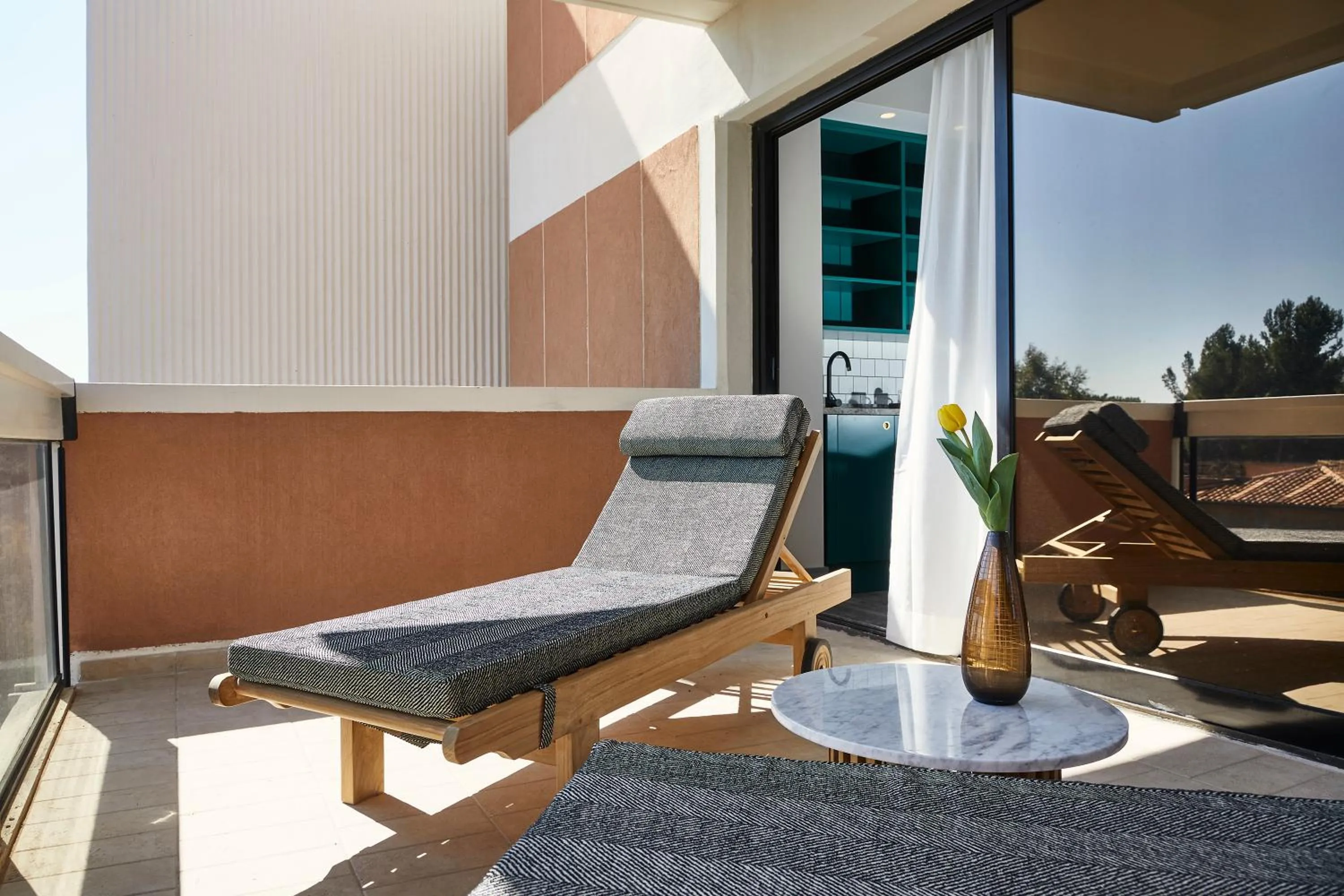 Balcony/Terrace in Hotel Villa Pamphili Roma