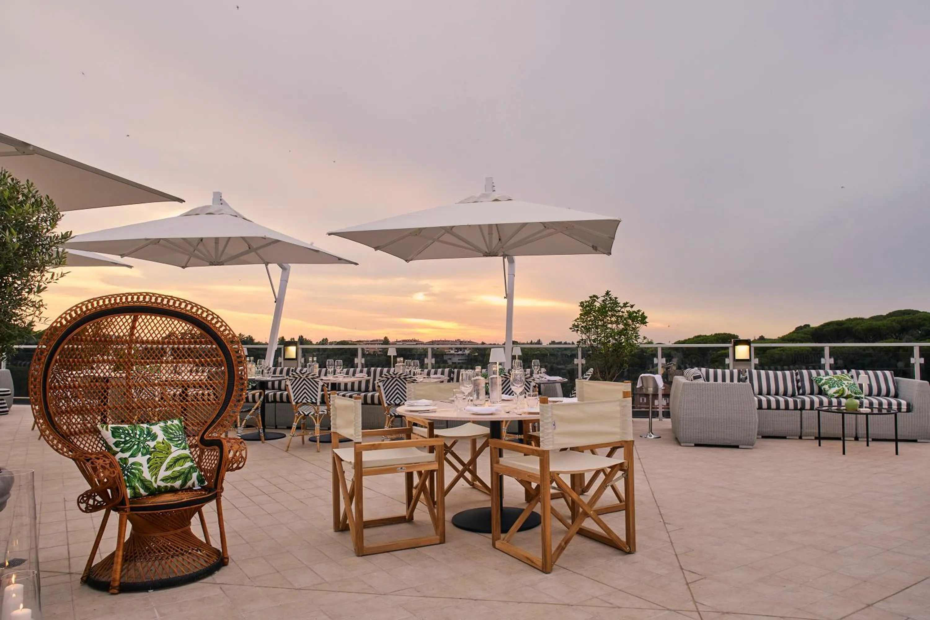 Balcony/Terrace in Hotel Villa Pamphili Roma