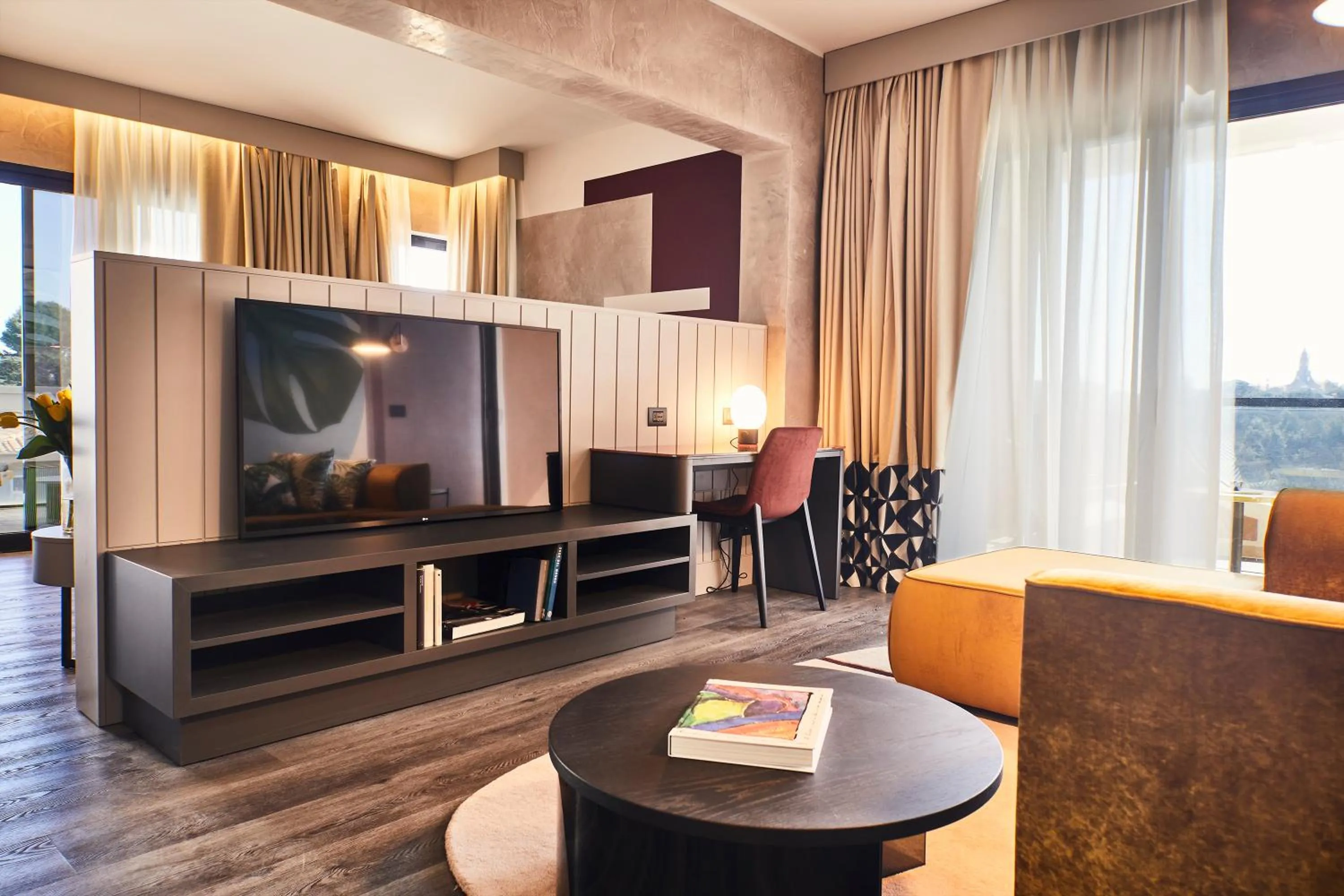 Seating area in Hotel Villa Pamphili Roma