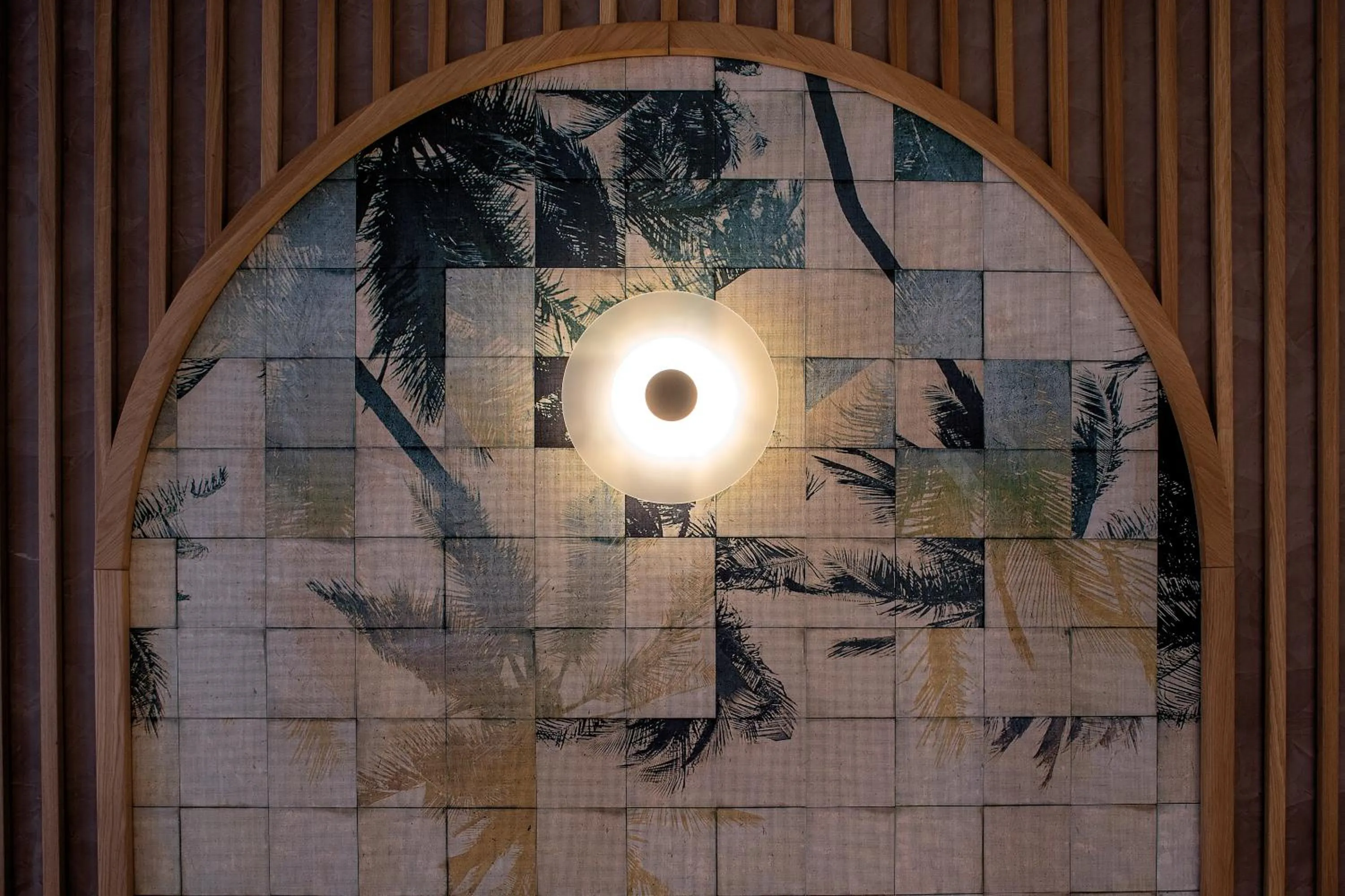 Decorative detail in Hotel Villa Pamphili Roma