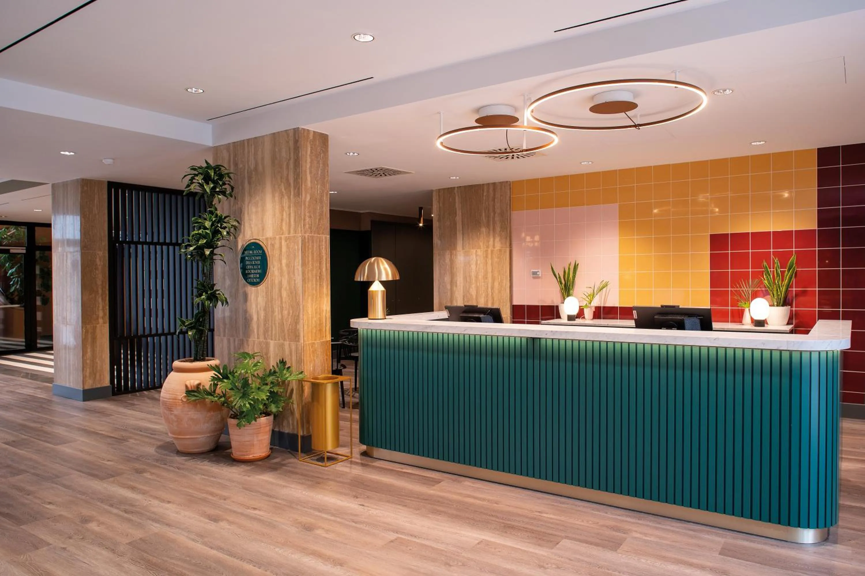 Lobby or reception in Hotel Villa Pamphili Roma