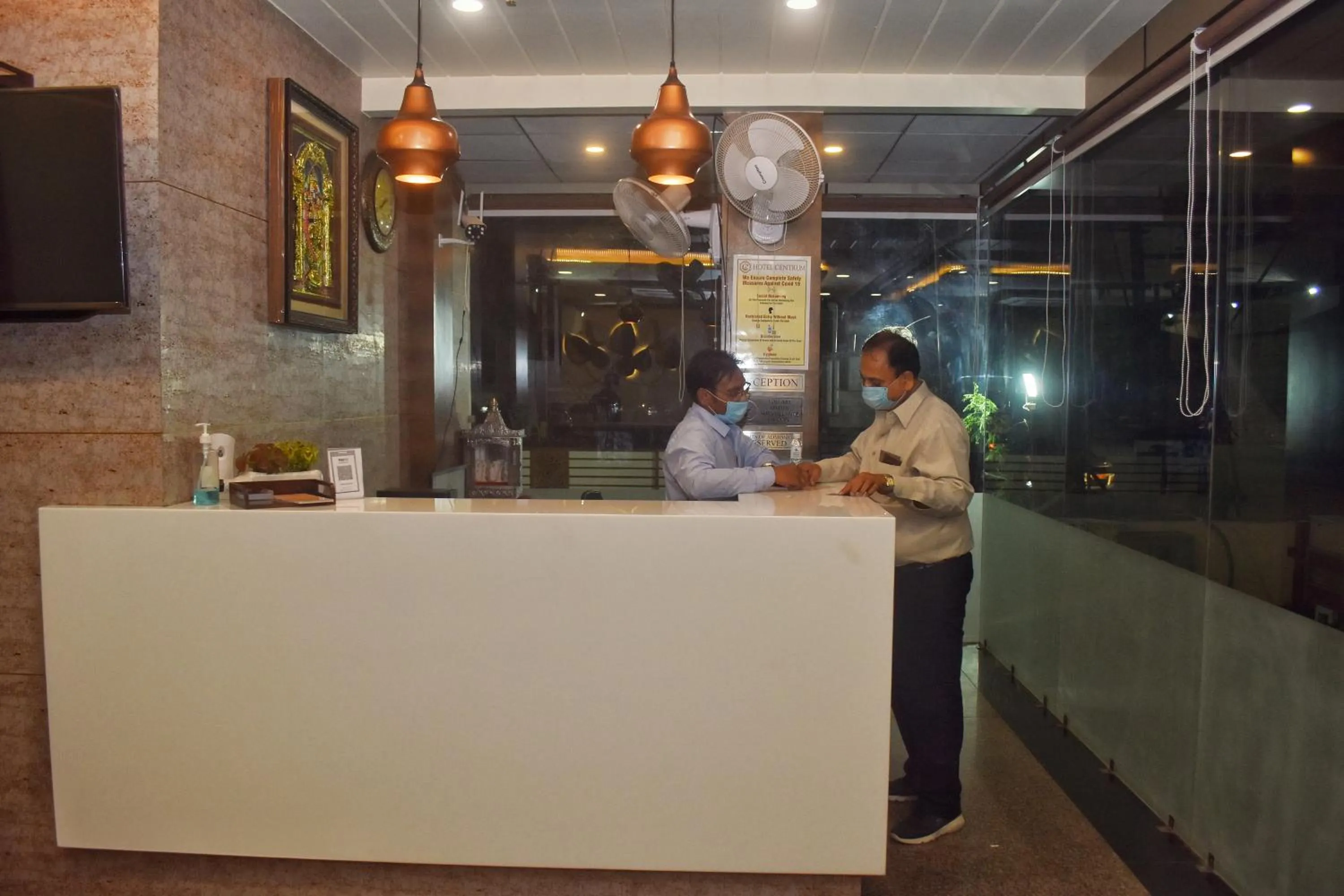 Lobby or reception in HOTEL CENTRUM