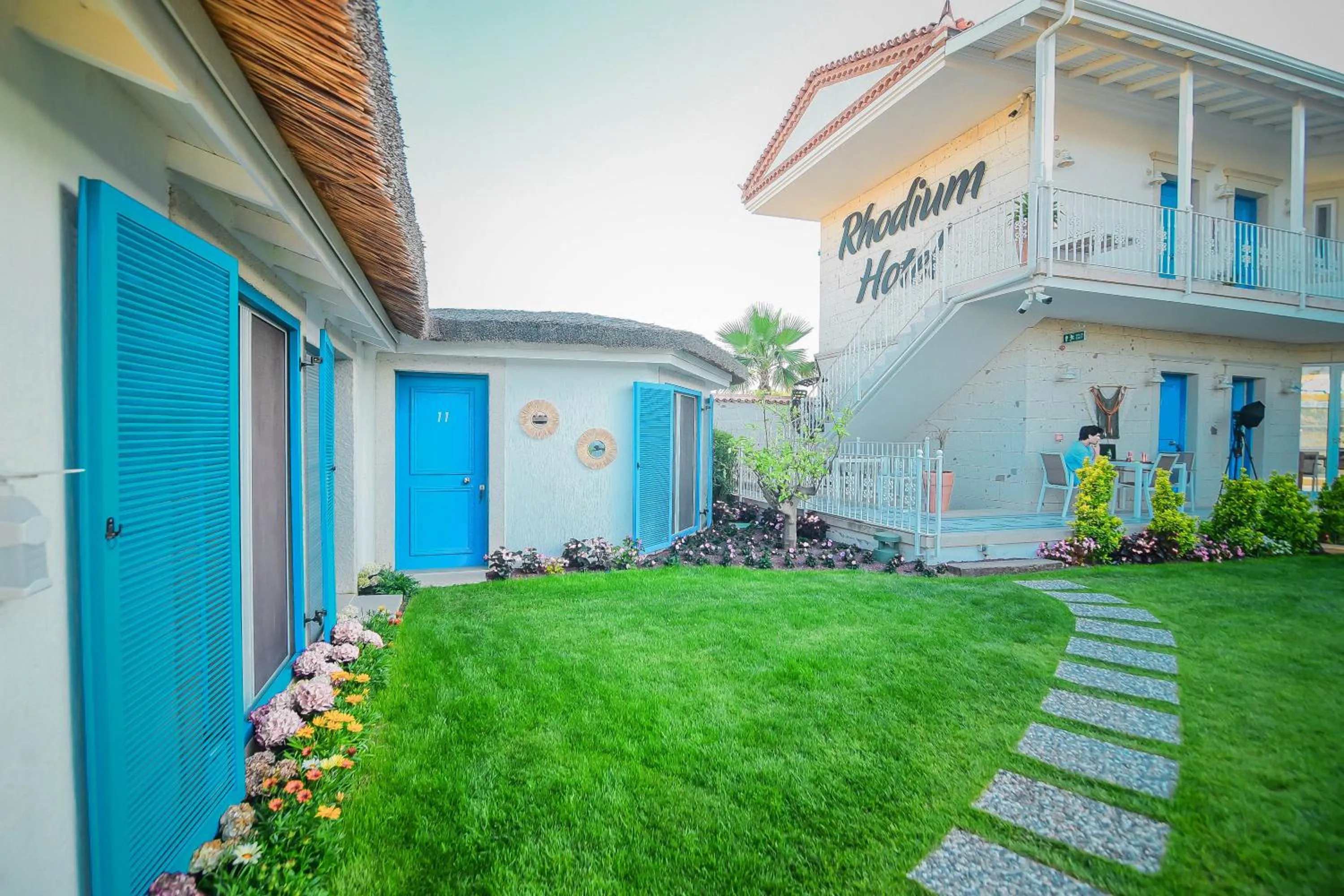 Garden in Rhodium Hotel Alaçatı