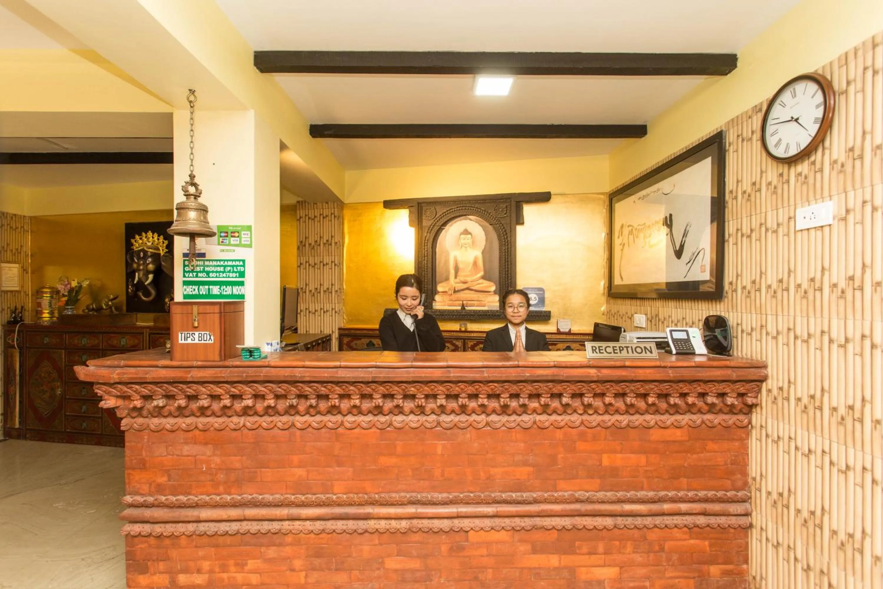 Lobby or reception in Hotel Siddhi Manakamana