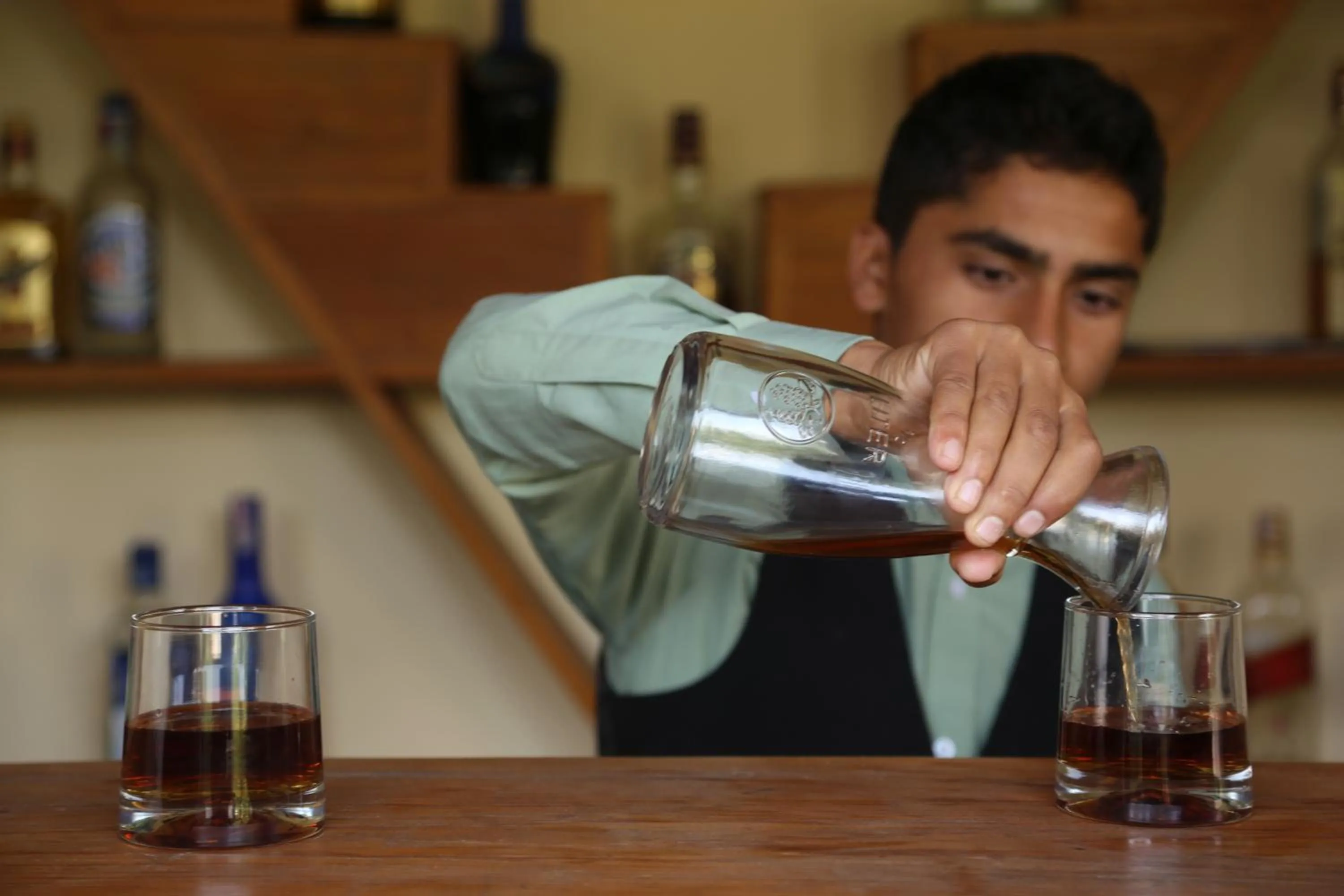 On site in Hotel Peninsula