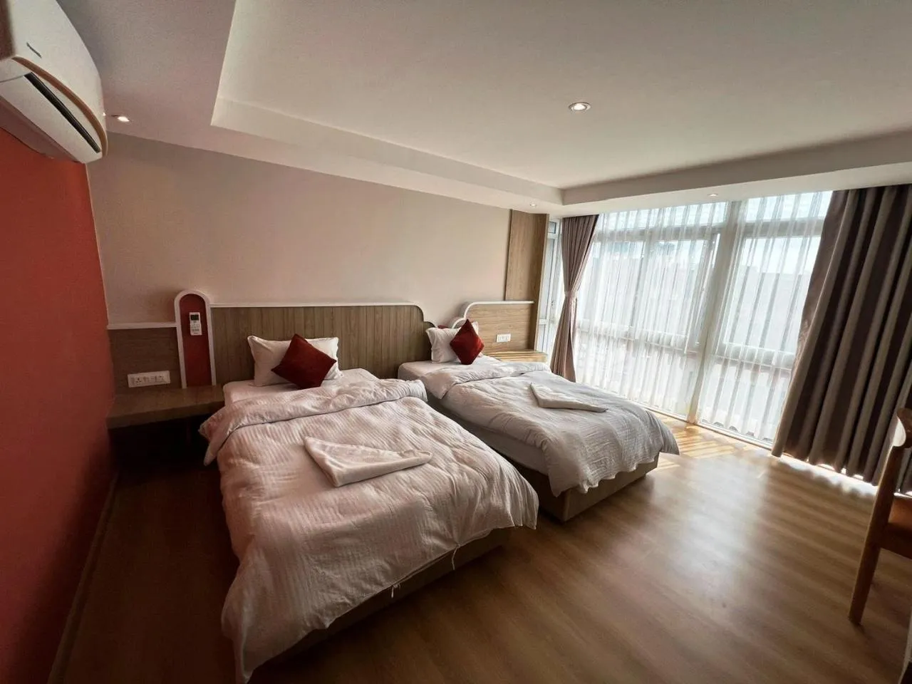 Bed in Hotel Yambu kathmandu