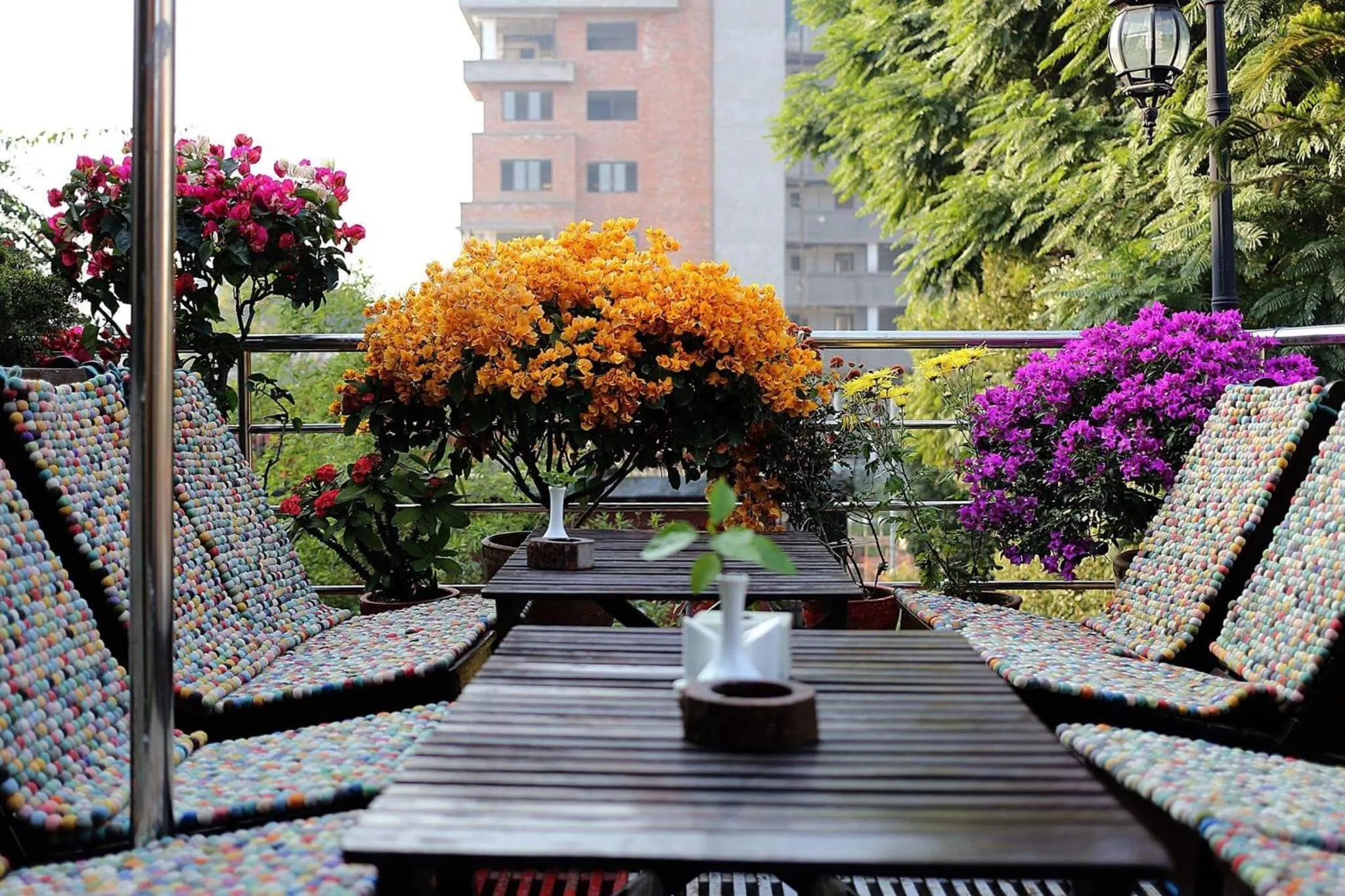 Patio in Shangrila Boutique Hotel