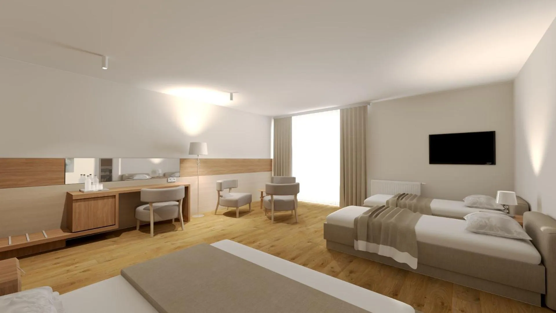 Photo of the whole room, Bed in Olymp IV