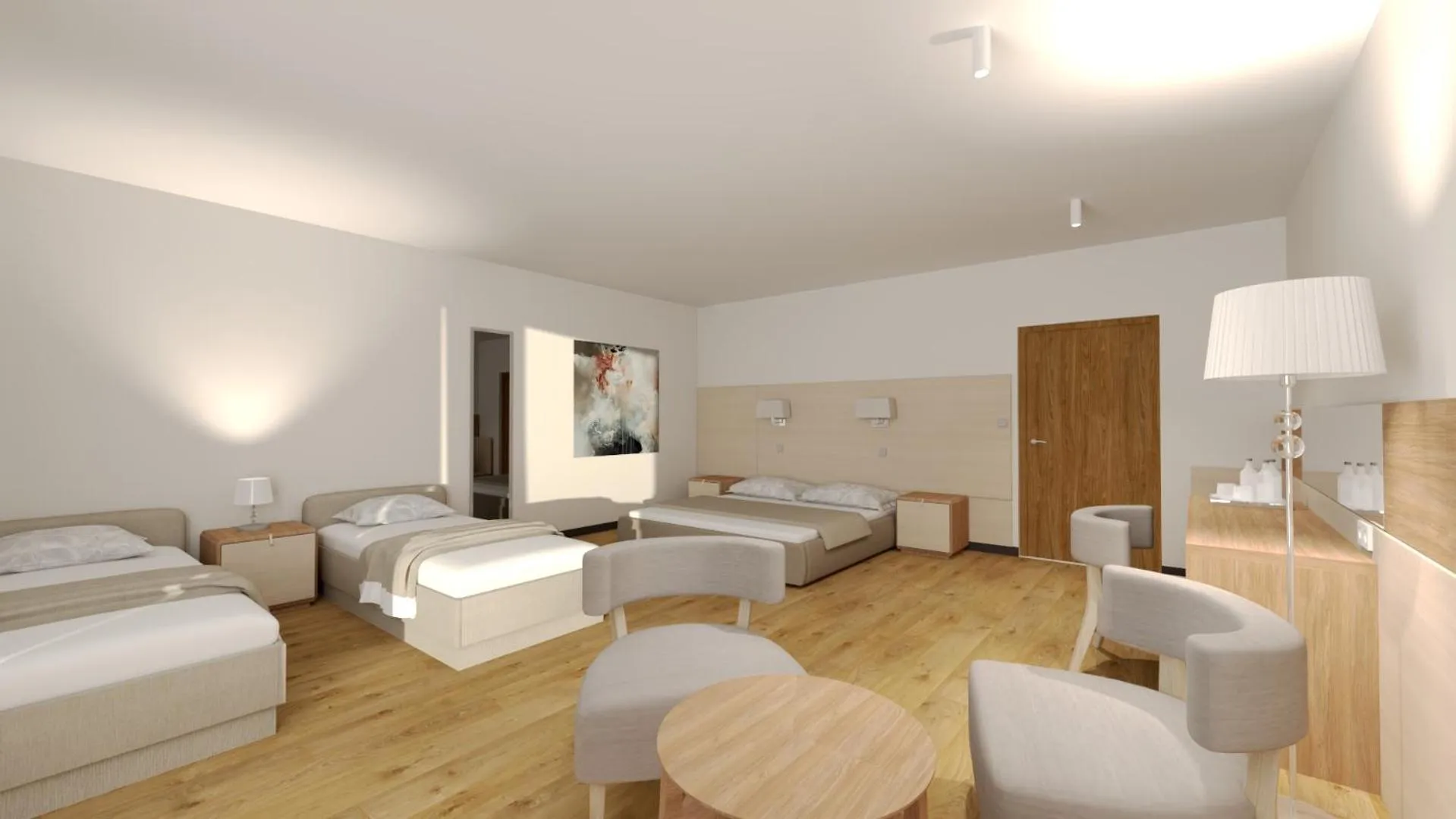 Photo of the whole room, Bed in Olymp IV