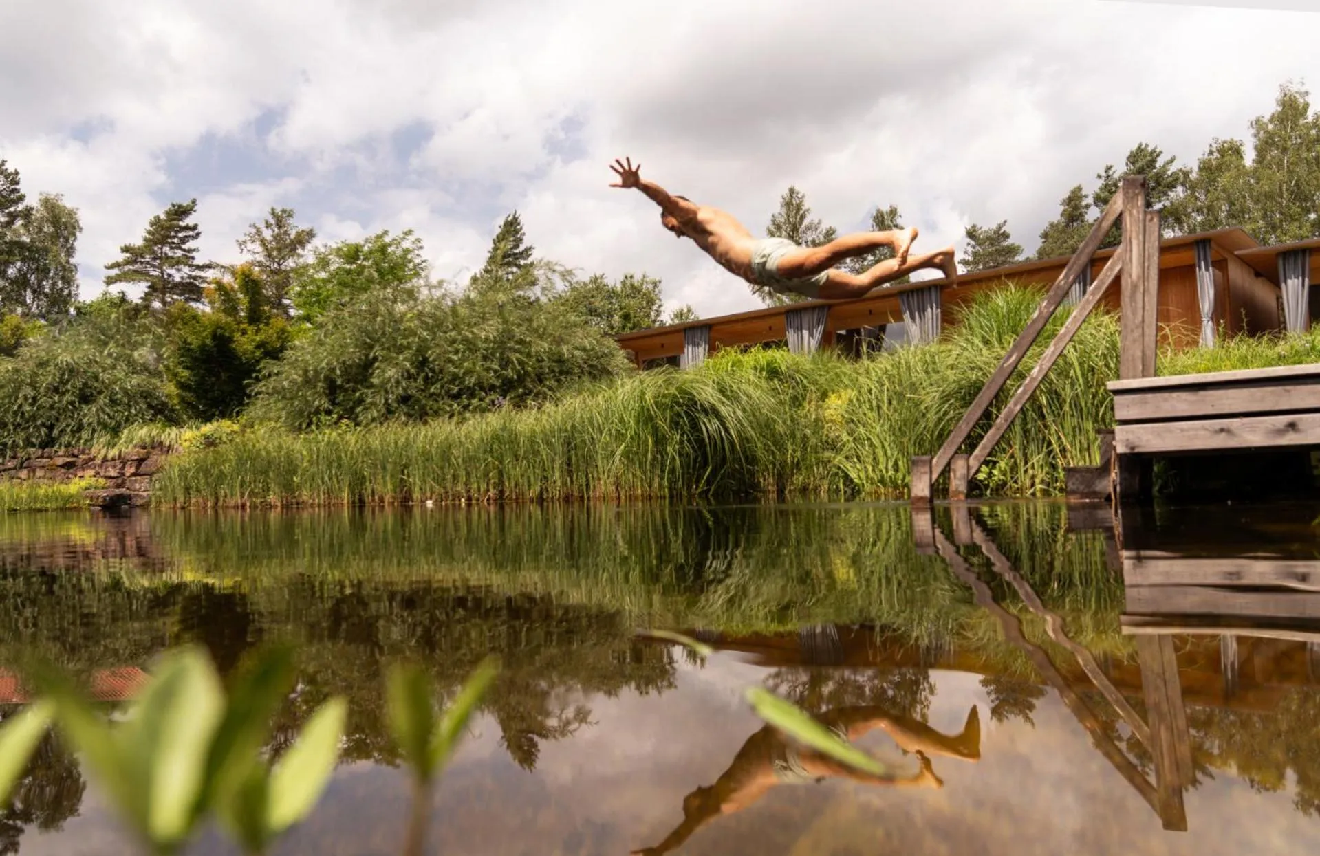 Lake view in Hotel Sturm Bio- & Wellnesshotel in der Rhön