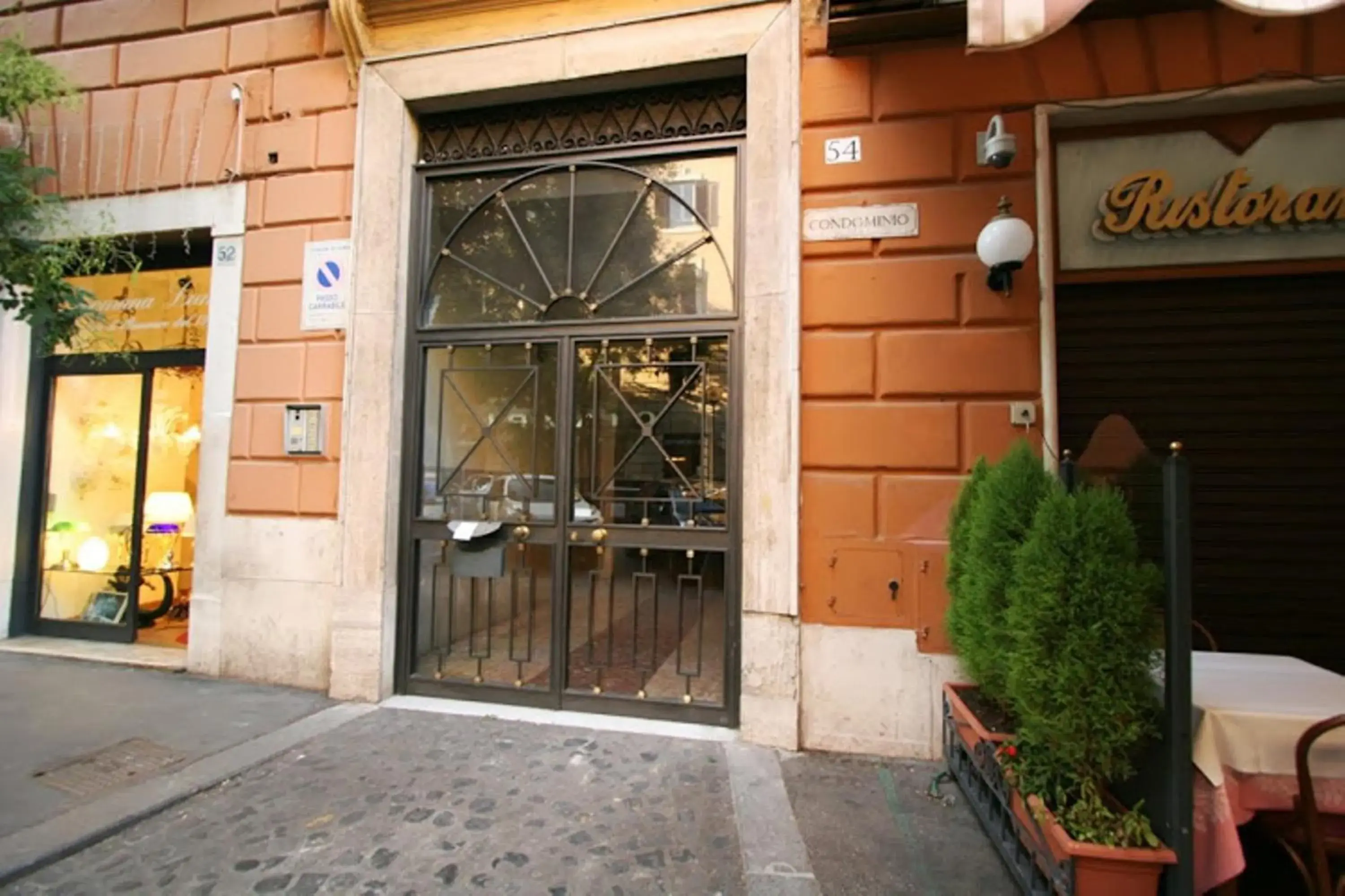 Facade/entrance in San Peter Angels Facade/entrance in San Peter Angels