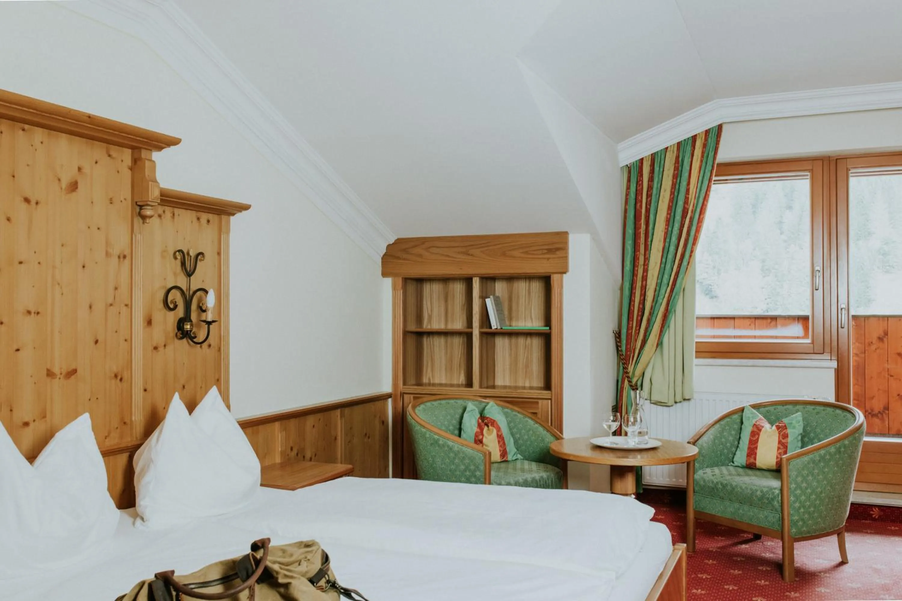 Bed in Hotel Tauernhof