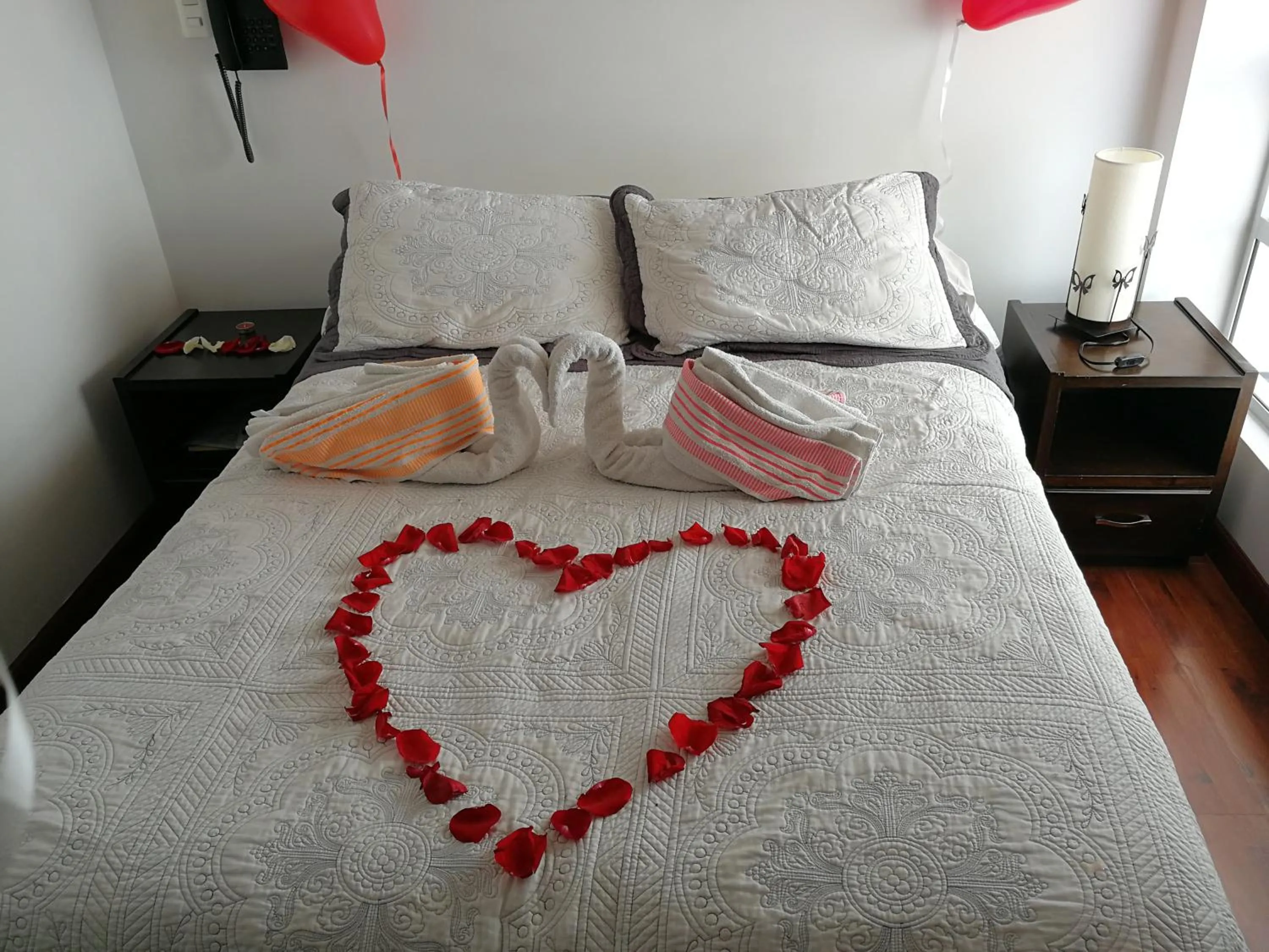 Bed in Hotel Parque Santander Tunja