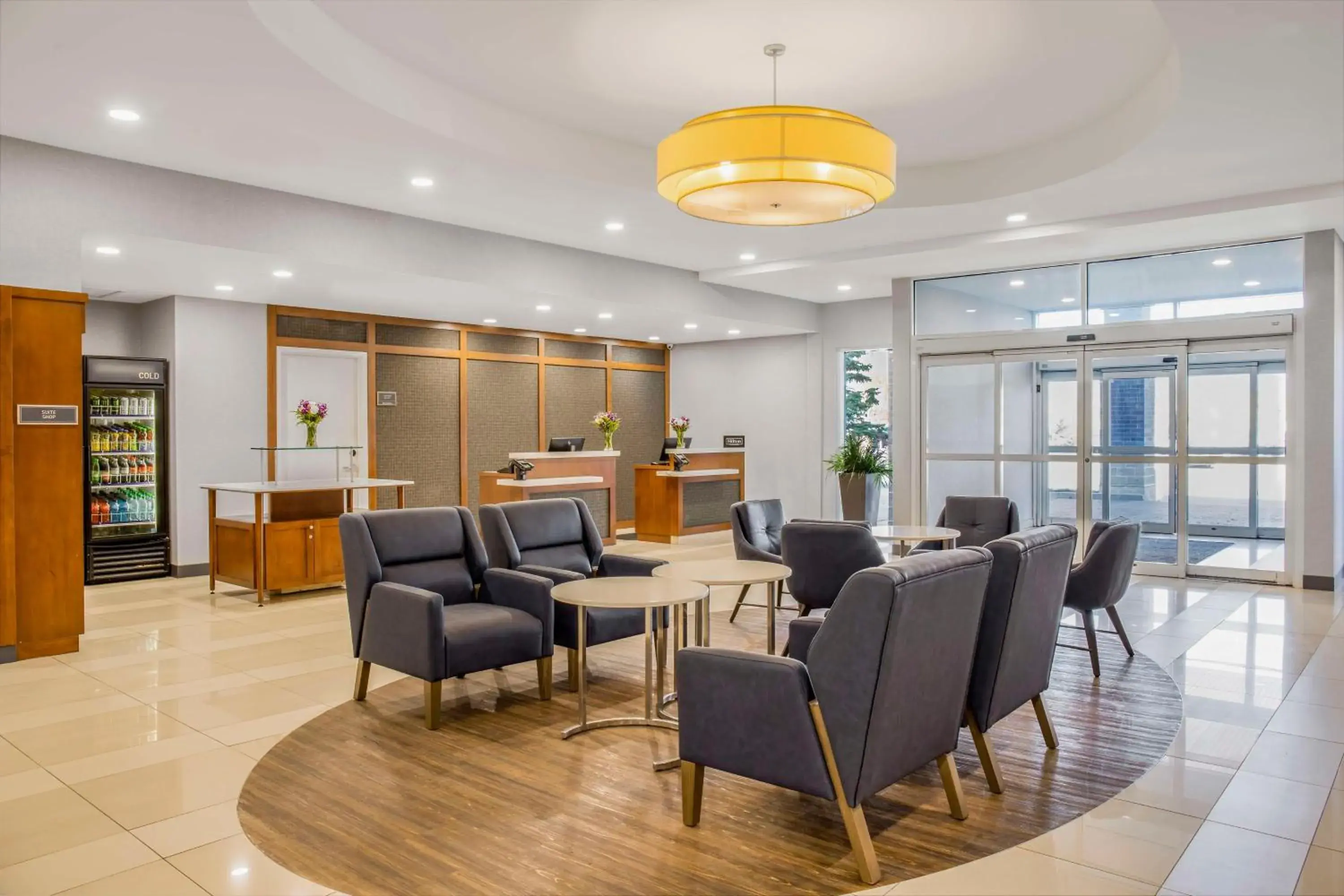 Lobby or reception in Homewood Suites by Hilton Winnipeg Airport - Polo Park Lobby or reception in Homewood Suites by Hilton Winnipeg Airport - Polo Park