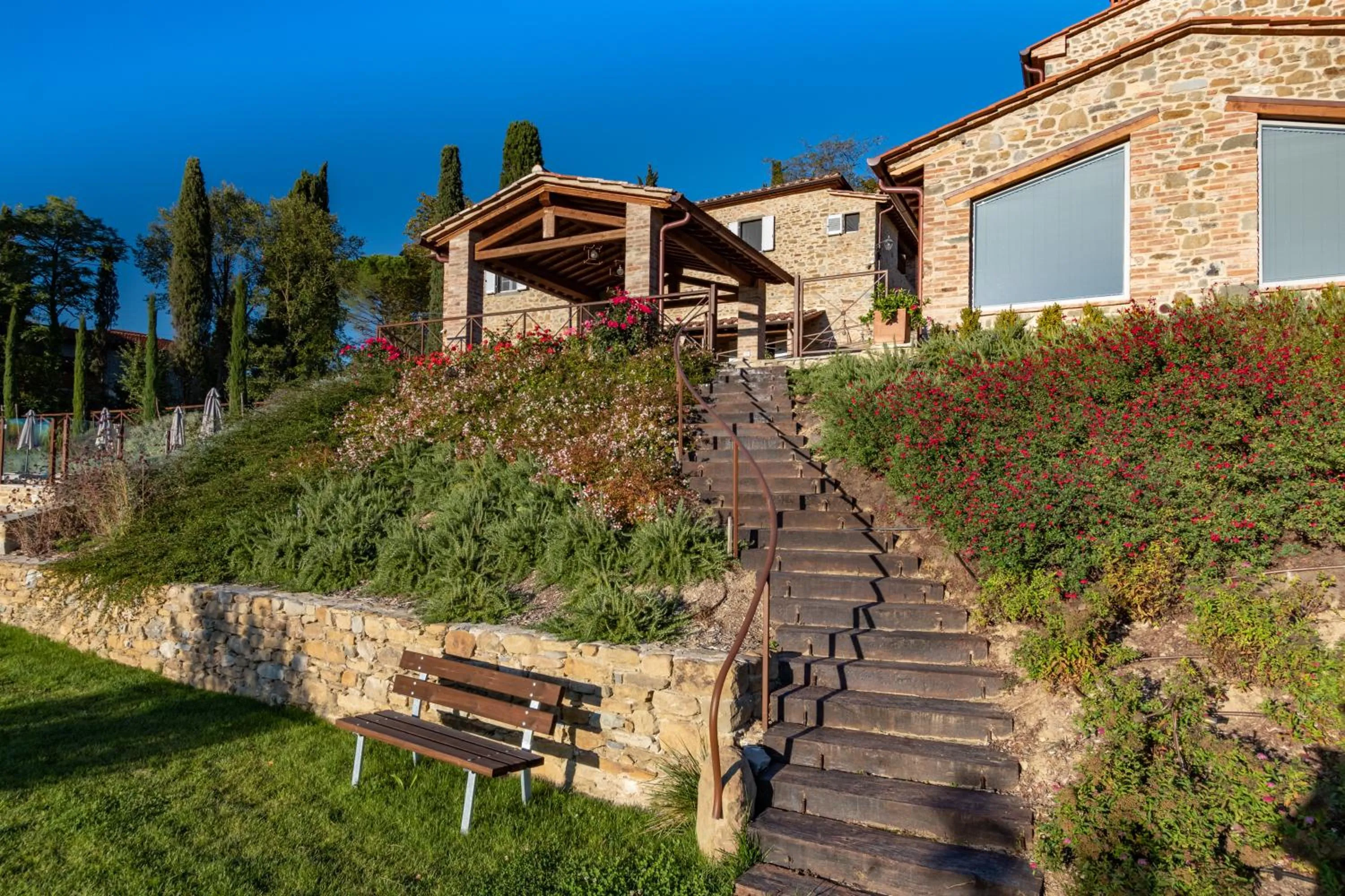 Garden view in Chimera Tuscany Resort