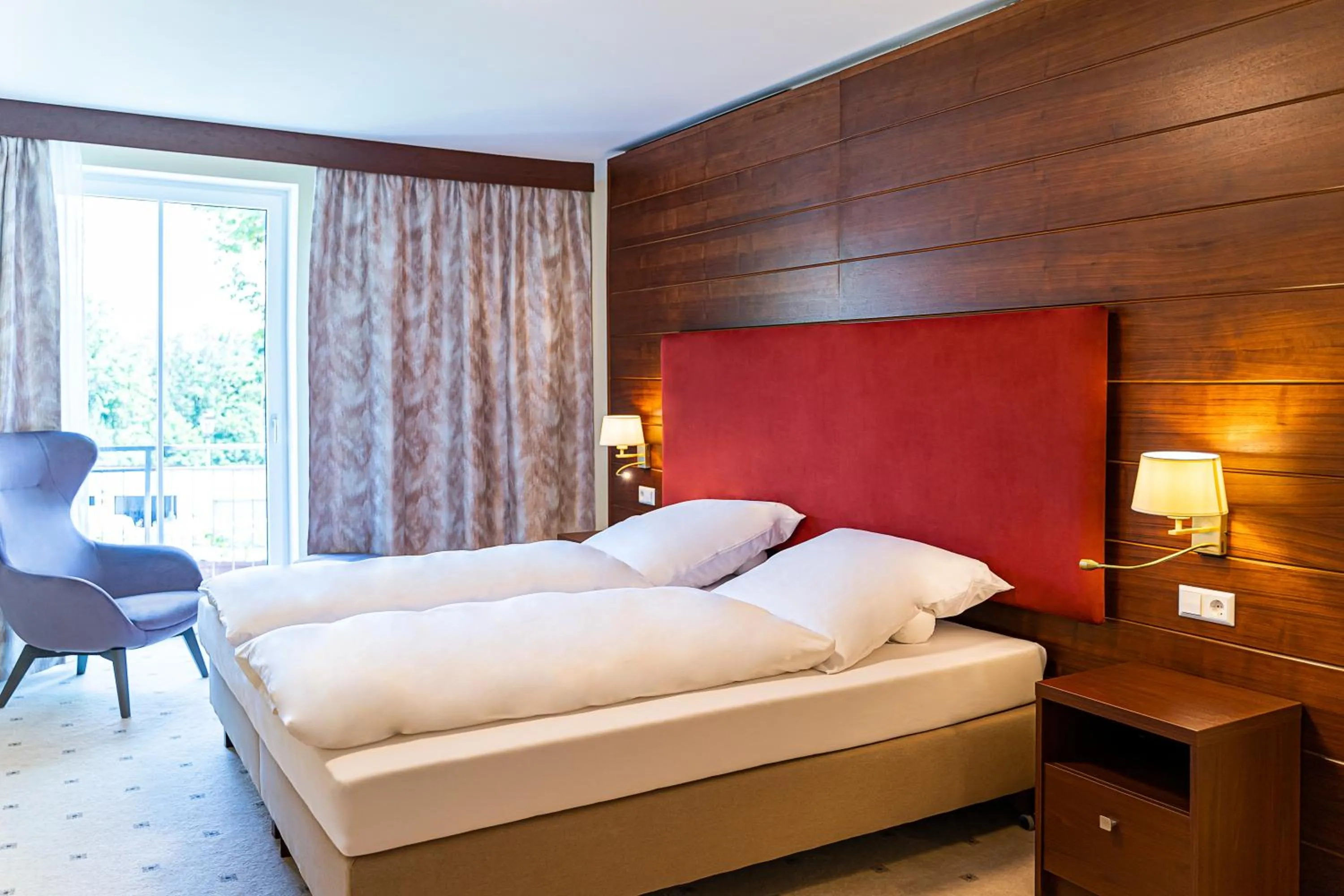 View (from property/room), Bed in Robenstein Aktivhotel & SPA