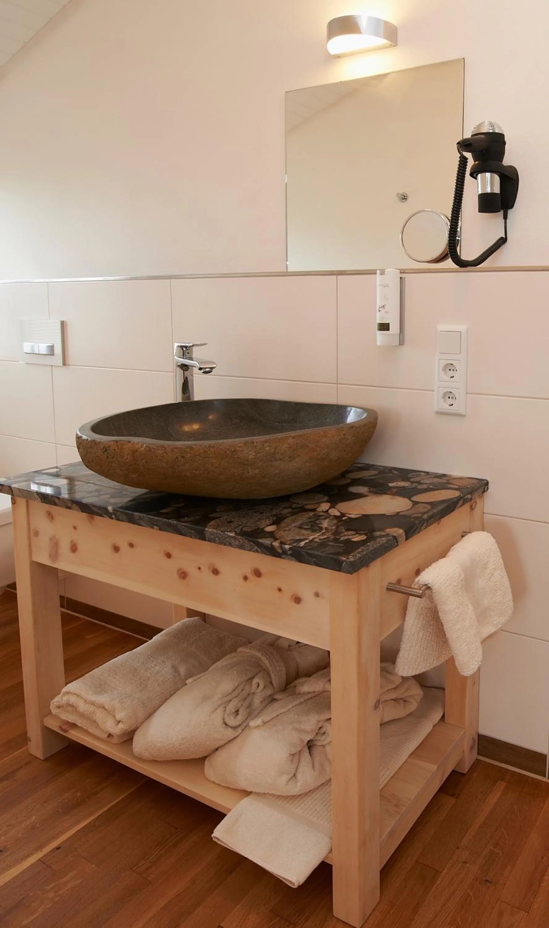 Bathroom in LindenGut Bio Hotel & Bio Herberge