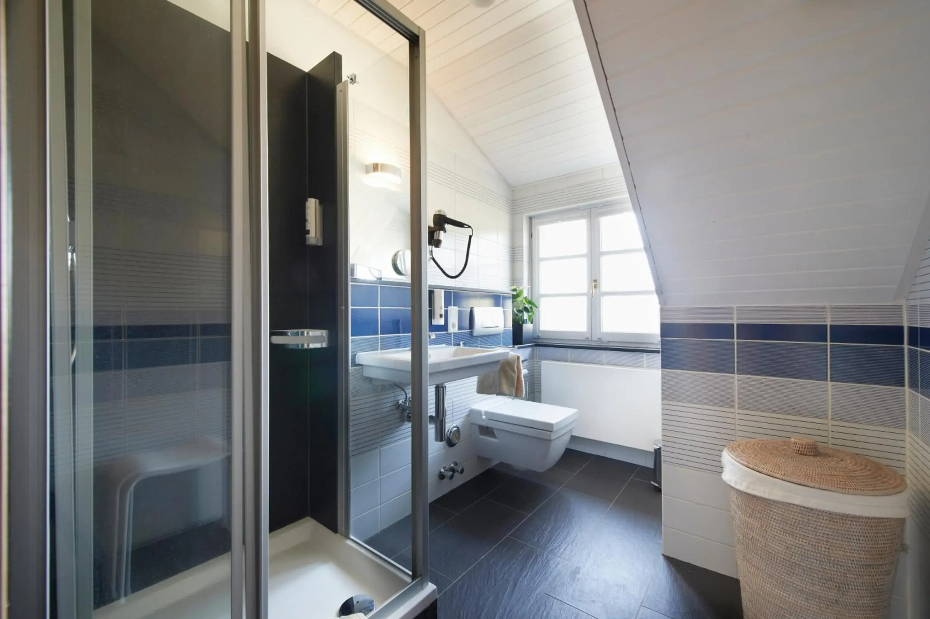 Double Room with Private External Bathroom - single occupancy in LindenGut Bio Hotel & Bio Herberge Double Room with Private External Bathroom - single occupancy in LindenGut Bio Hotel & Bio Herberge