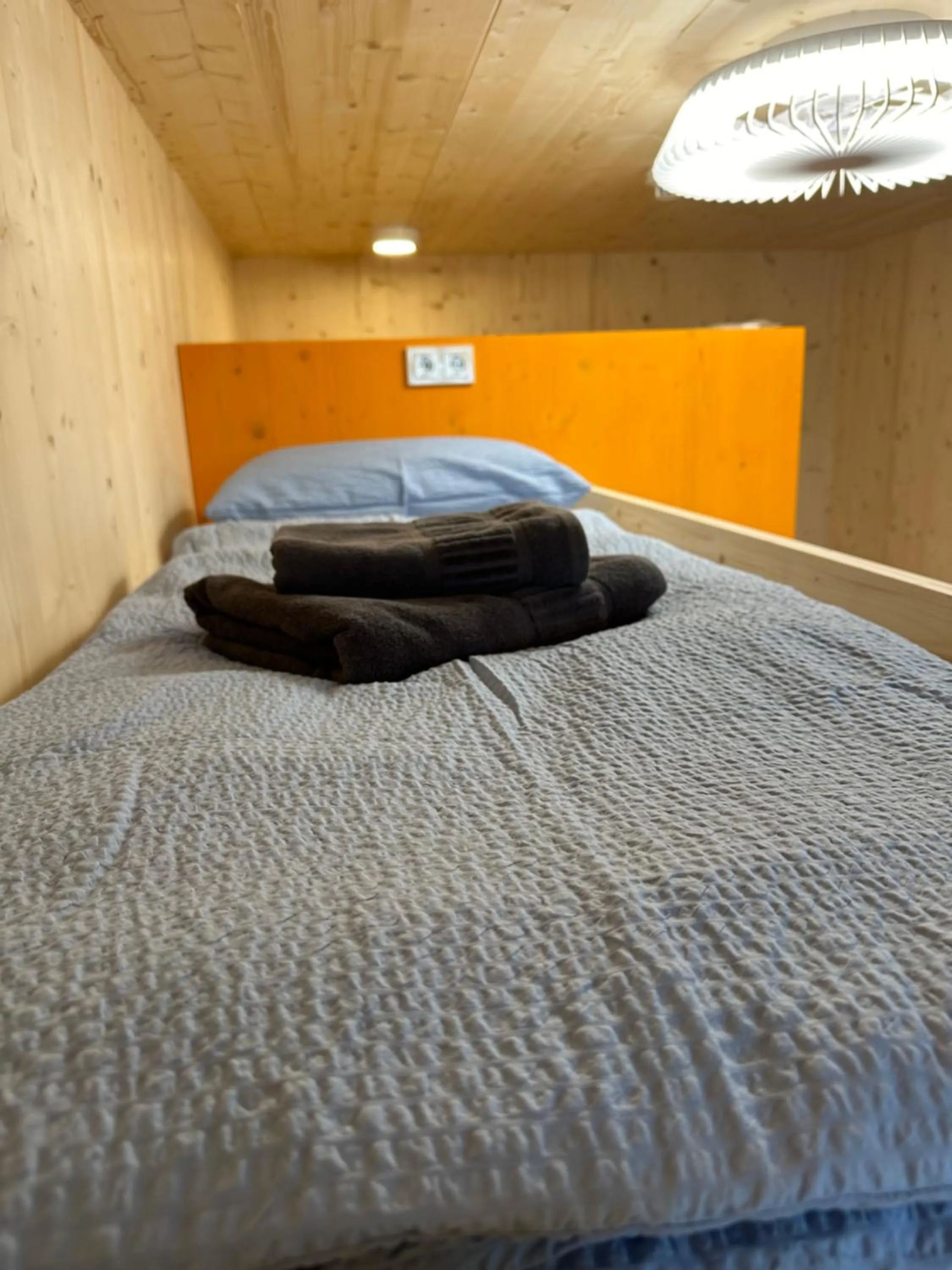 Bed in LindenGut Bio Hotel & Bio Herberge